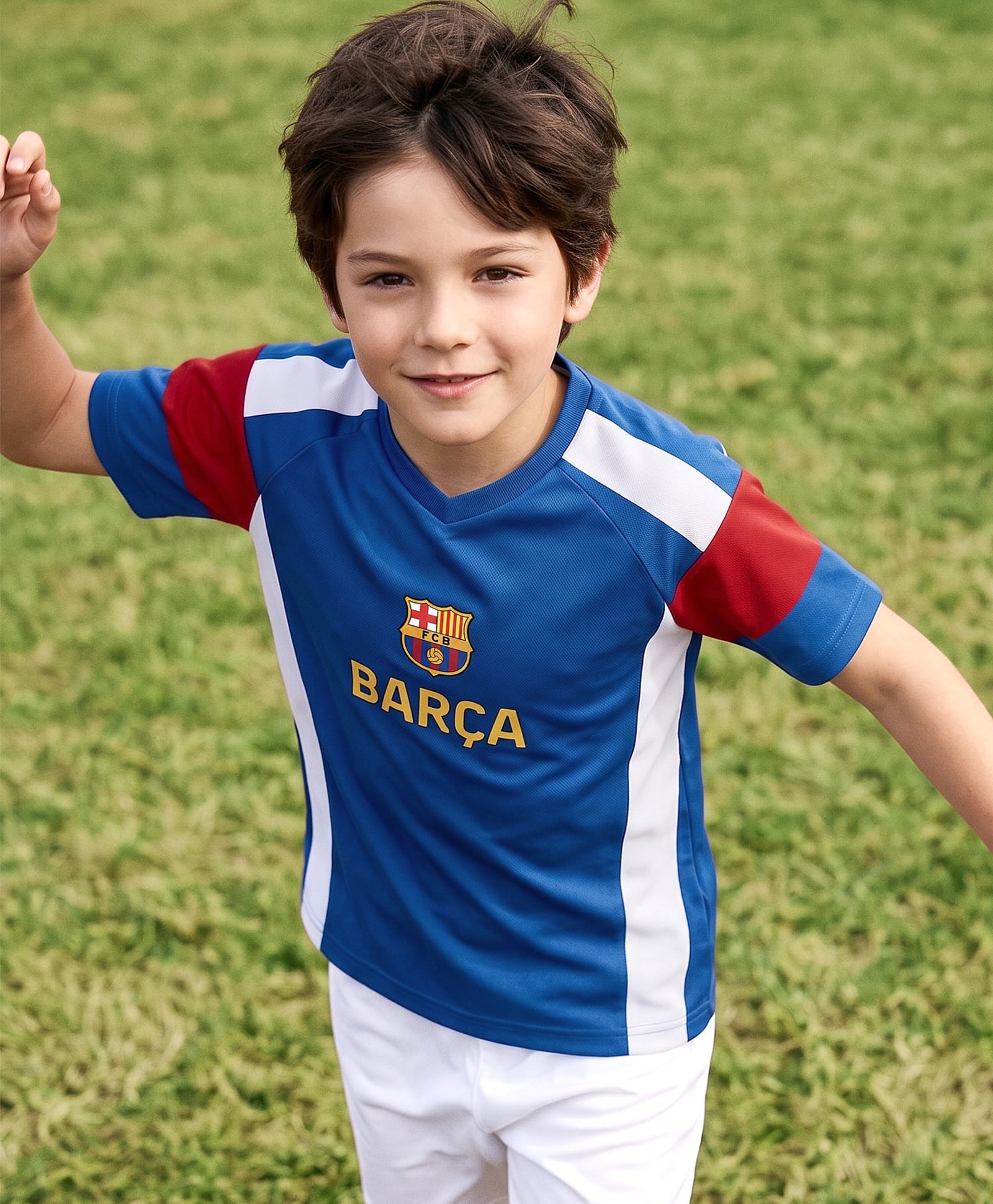 Pine Active Knit Half Sleeves Football T-Shirt With Text Print - Blue-image-14