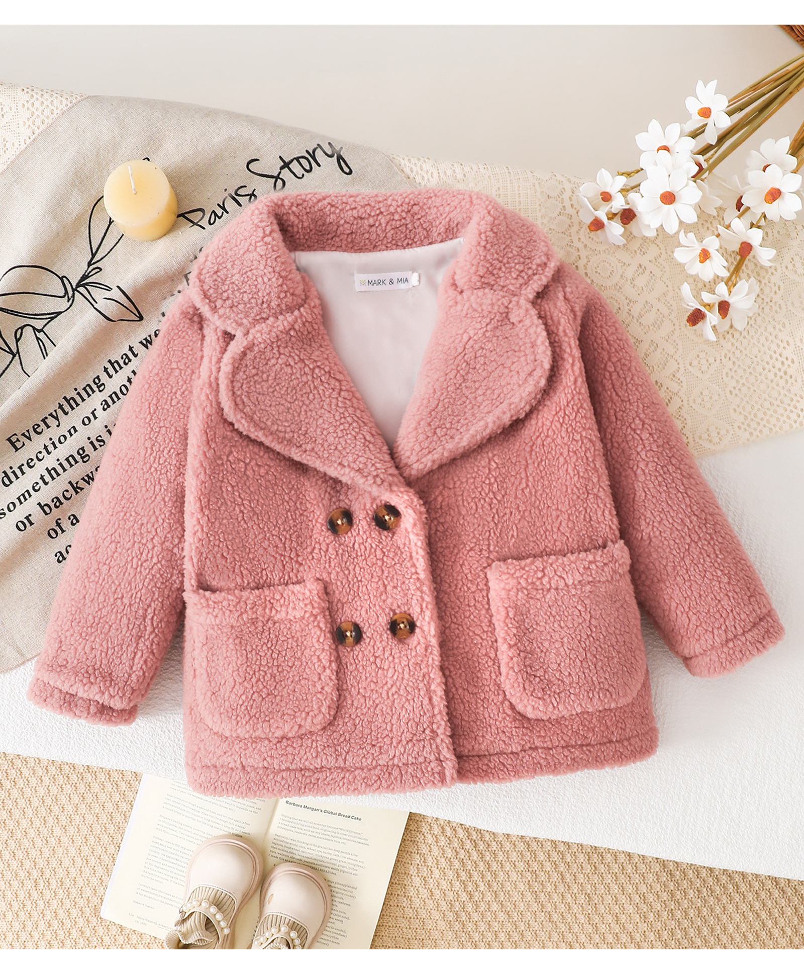 Mark & Mia Full Sleeves Jackets - Pink-image-22