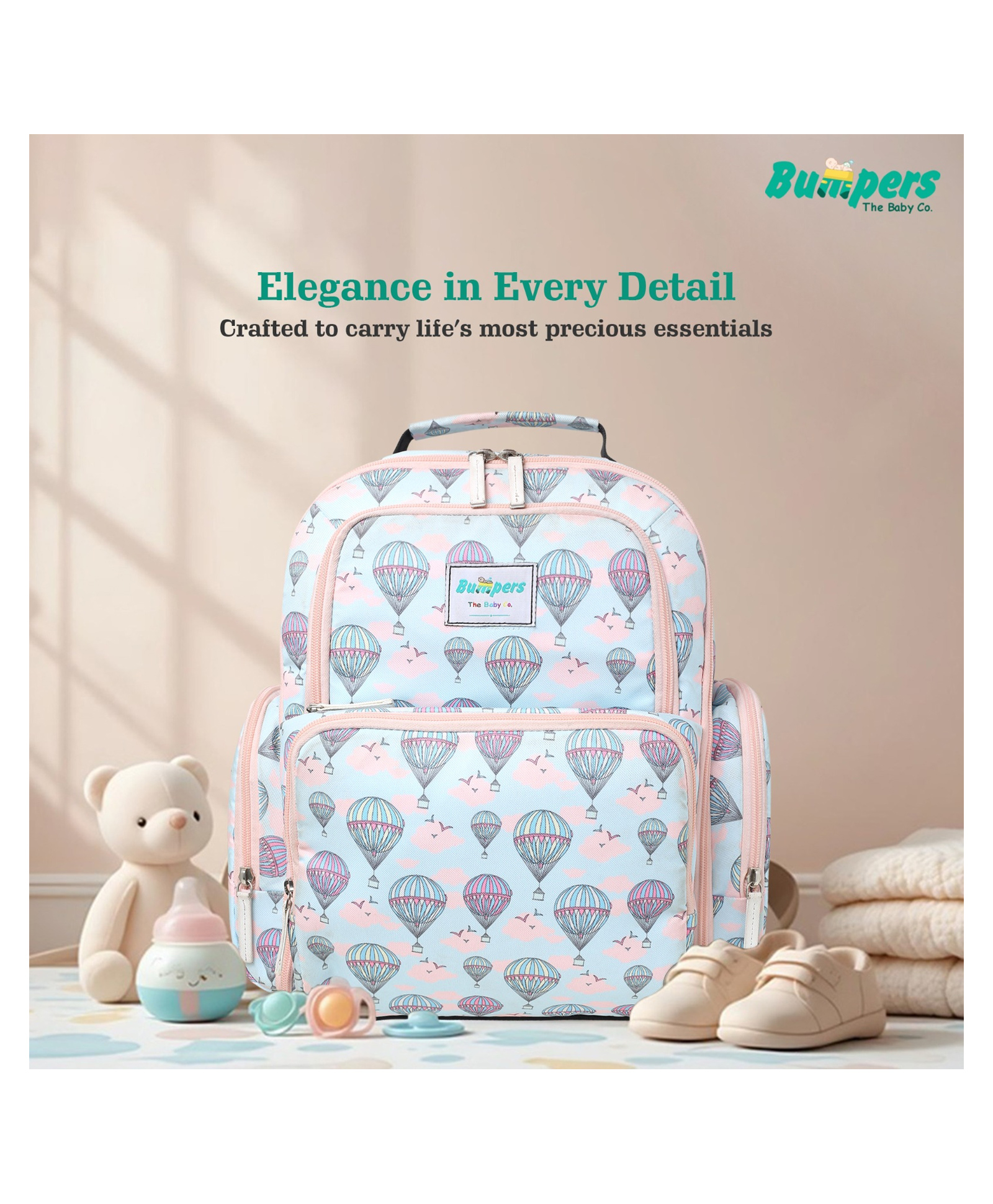 bumpers BUMPER HOT AIR BALLOON DIAPER BAG-picture-3