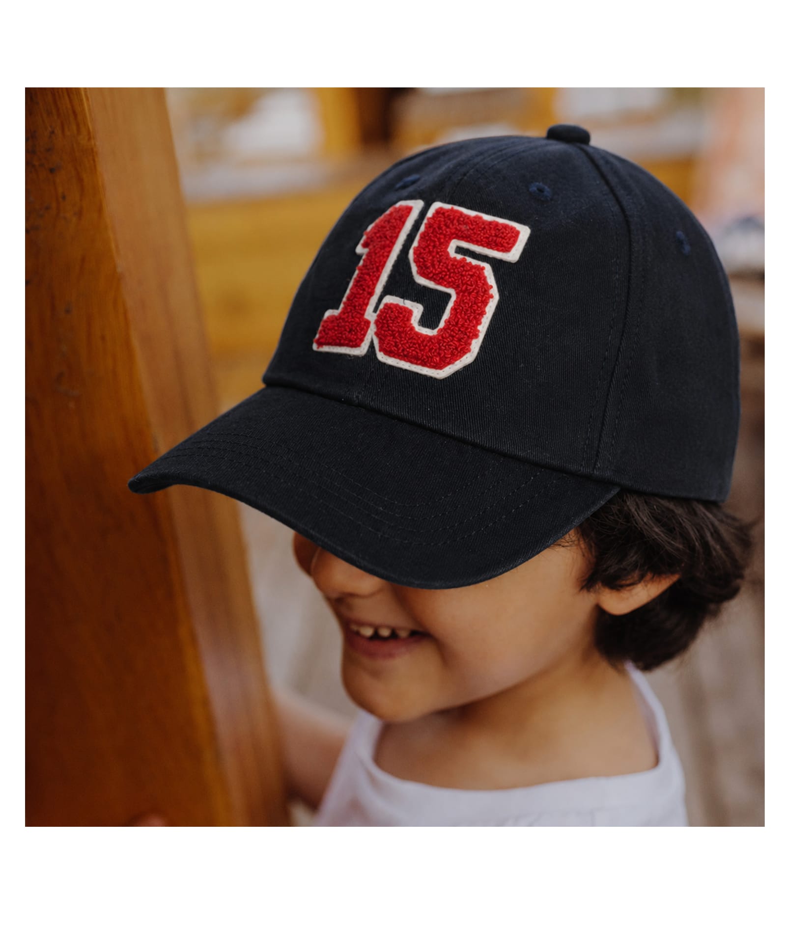 PURPLE UNITED KIDS Twil Woven Number Embroidered Cap - Navy Blue - Circumference 48 Cms-image-30