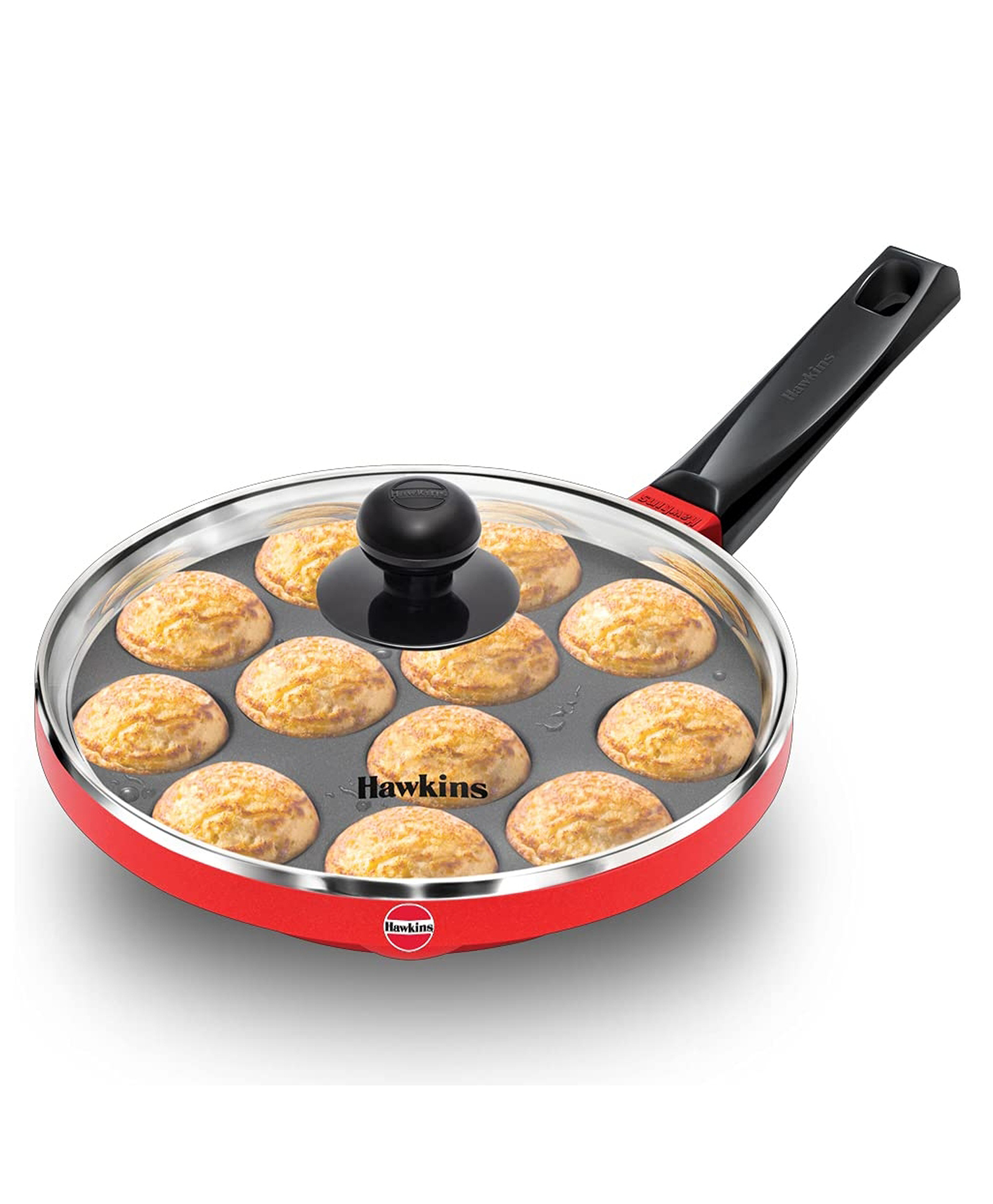 Hawkins Nonstick Appe Pan with Glass Lid, 12 Cups, 22 cm-image-26