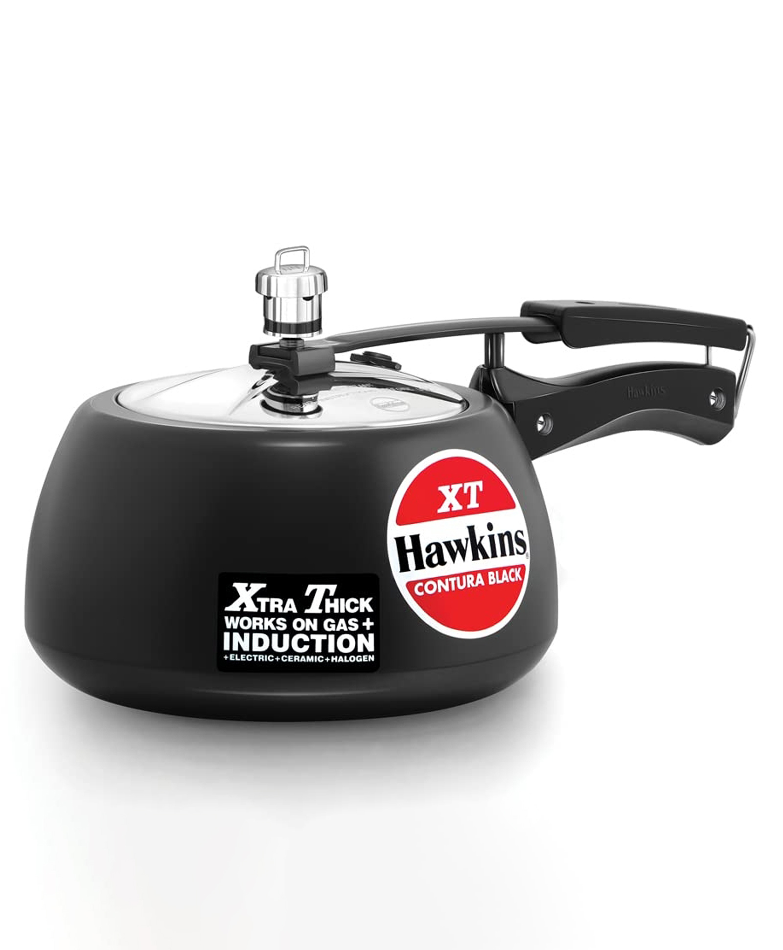 Hawkins Contura Black XT Hard Anodized 4.88 mm Extra Thick Induction Base Pressure Cooker, 3 Litre-image-22