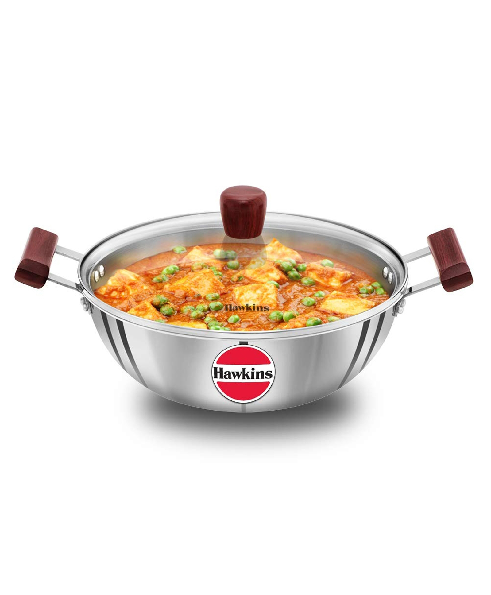 Hawkins 4 Litre Deep Kadhai, Triply Stainless Steel Kadai with Glass Lid, Flat Bottom Induction Kadhai, Big Kadai, Silver (SSK40G)-image-20