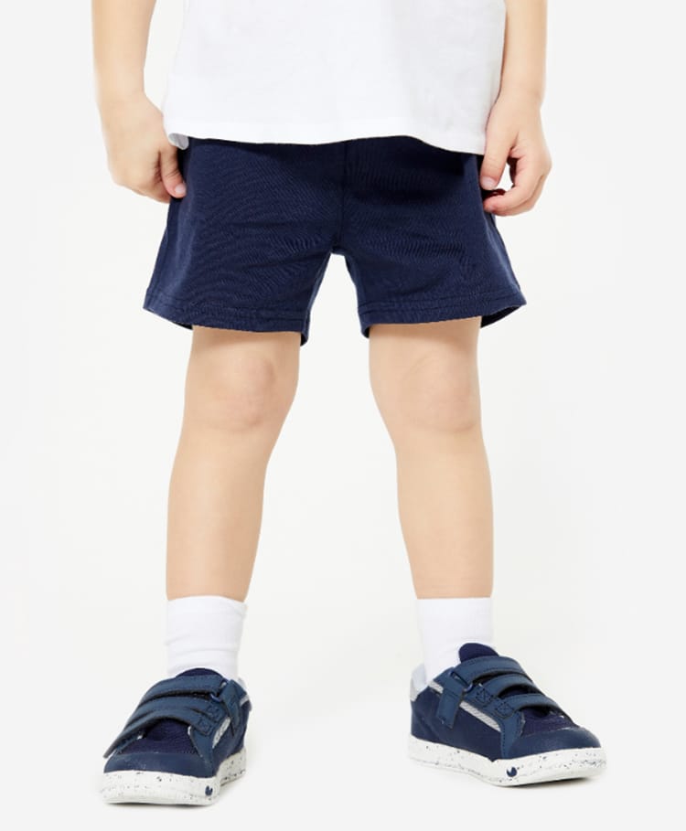 DECATHLON Domyos Cotton Knit Solid Shorts - Navy Blue-image-28