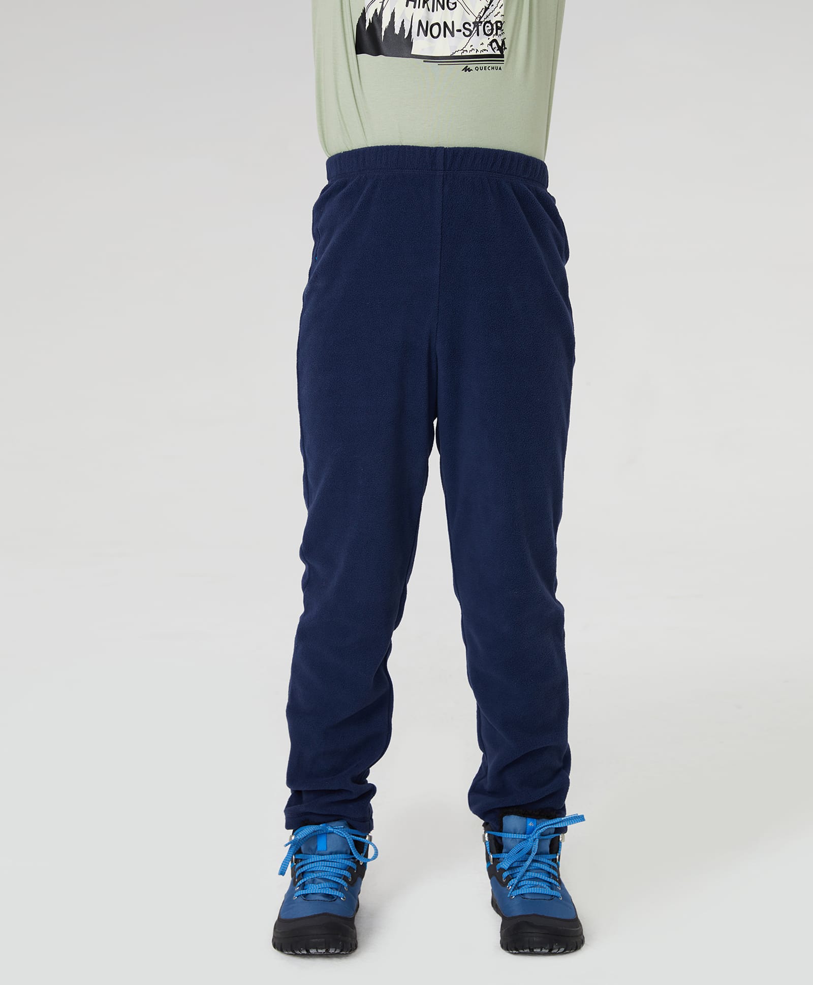DECATHLON Quechua MH100 Knit Solid Track Pants - Blue-picture-15
