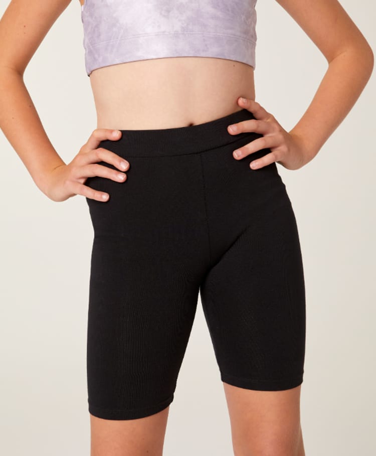DECATHLON Domyos 500 Cotton Knit Solid Cycling Shorts - Black-picture-24