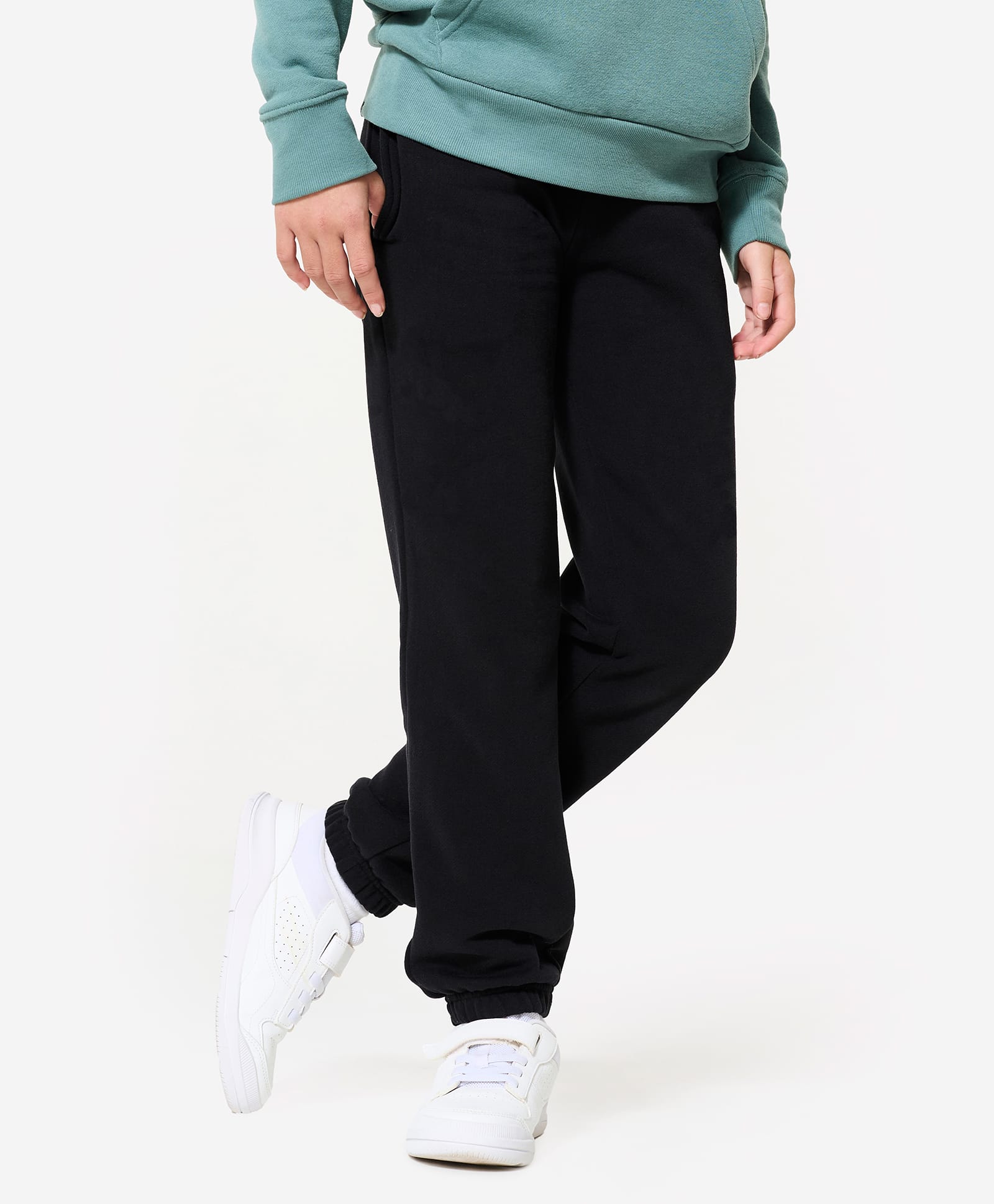 DECATHLON Domyos Knit Solid Track Pants - Black-picture-25