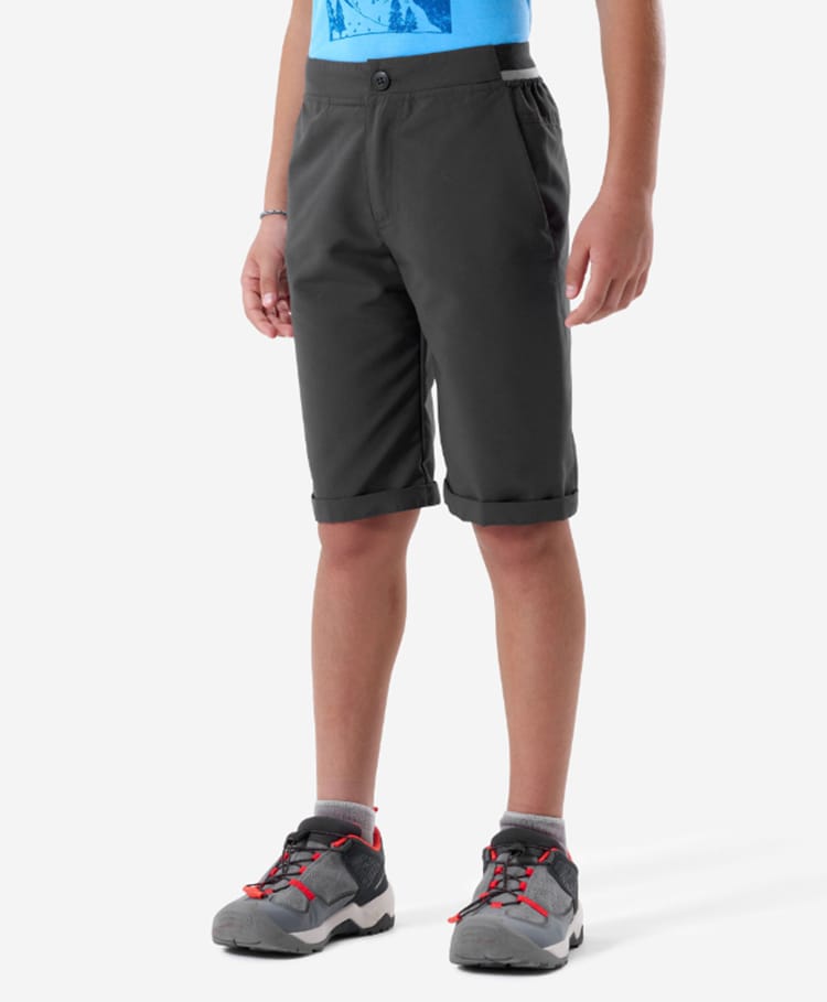 DECATHLON Knit Solid Shorts - Grey-picture-22