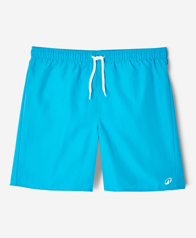 DECATHLON Knit Solid Swimming Trunks - Blue-picture-32