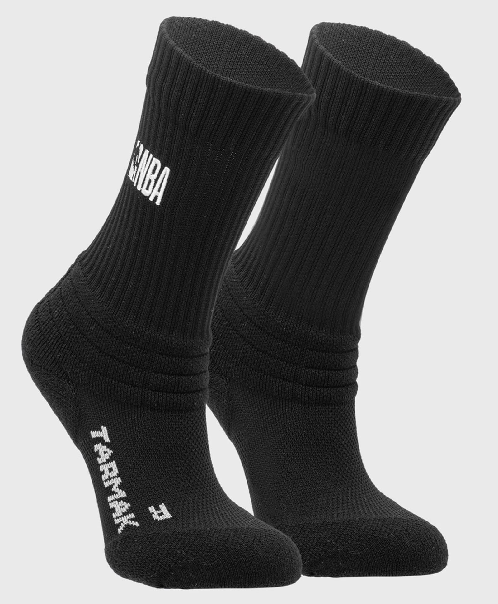 DECATHLON Tarmak Nba So900 Solid Socks - Black-picture-17