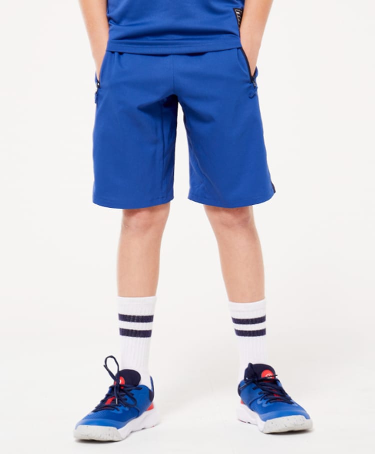 DECATHLON Knit Colour Blocked Shorts - Blue-picture-23