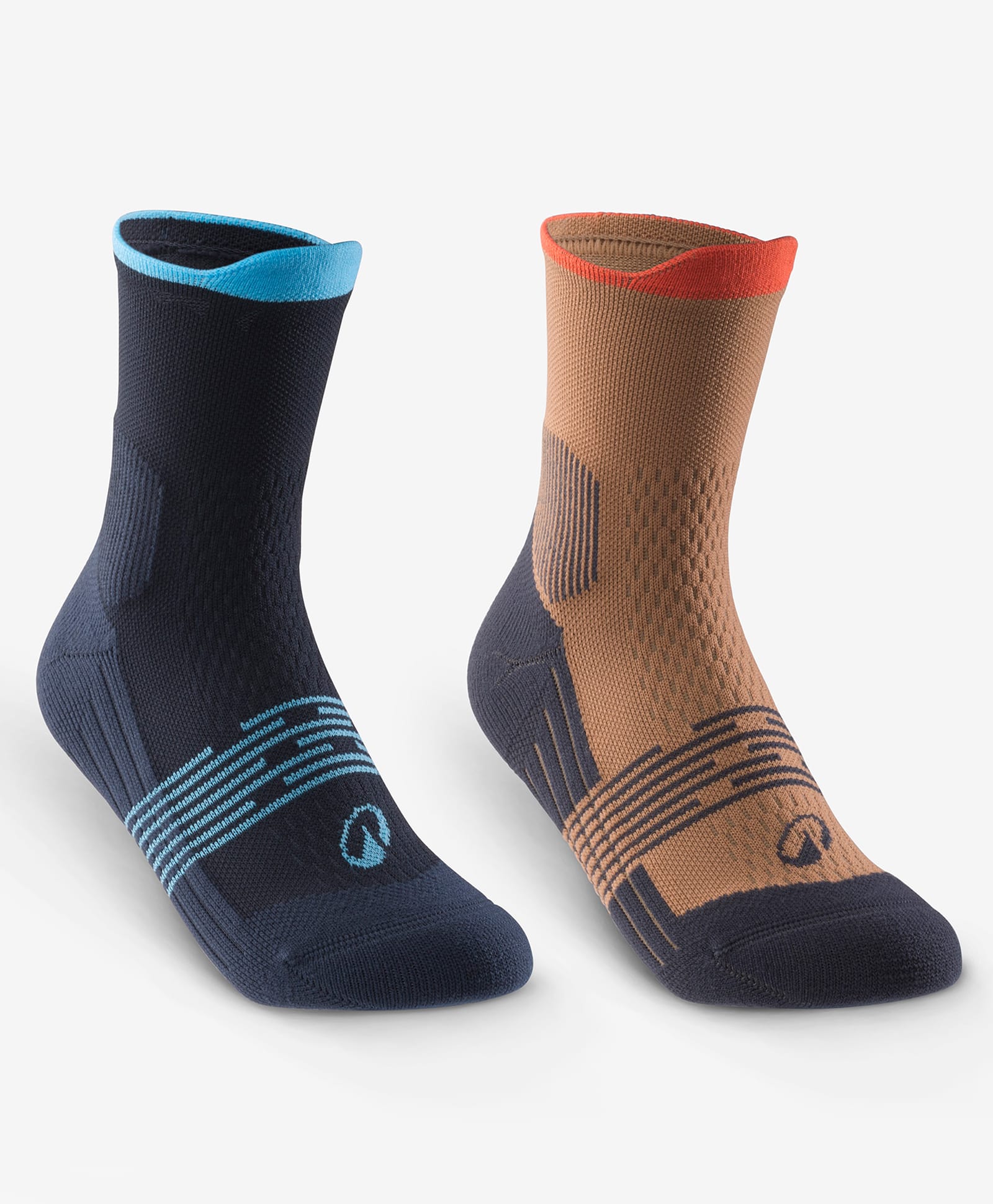 DECATHLON Knit Abstract Designed Socks - Multi Colour-image-41