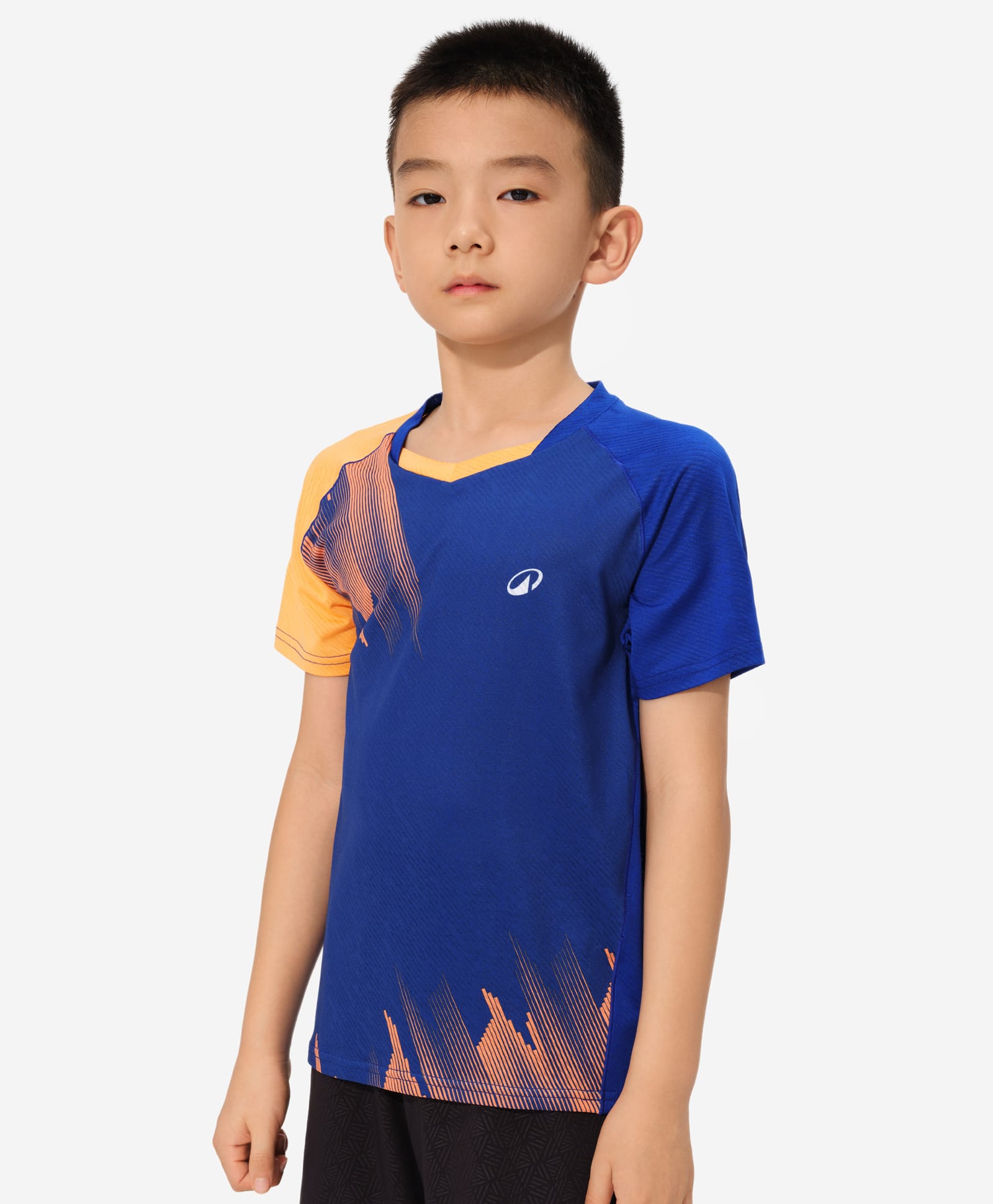 DECATHLON Knit Half Sleeves Abstract Printed Tee - Blue-image-25