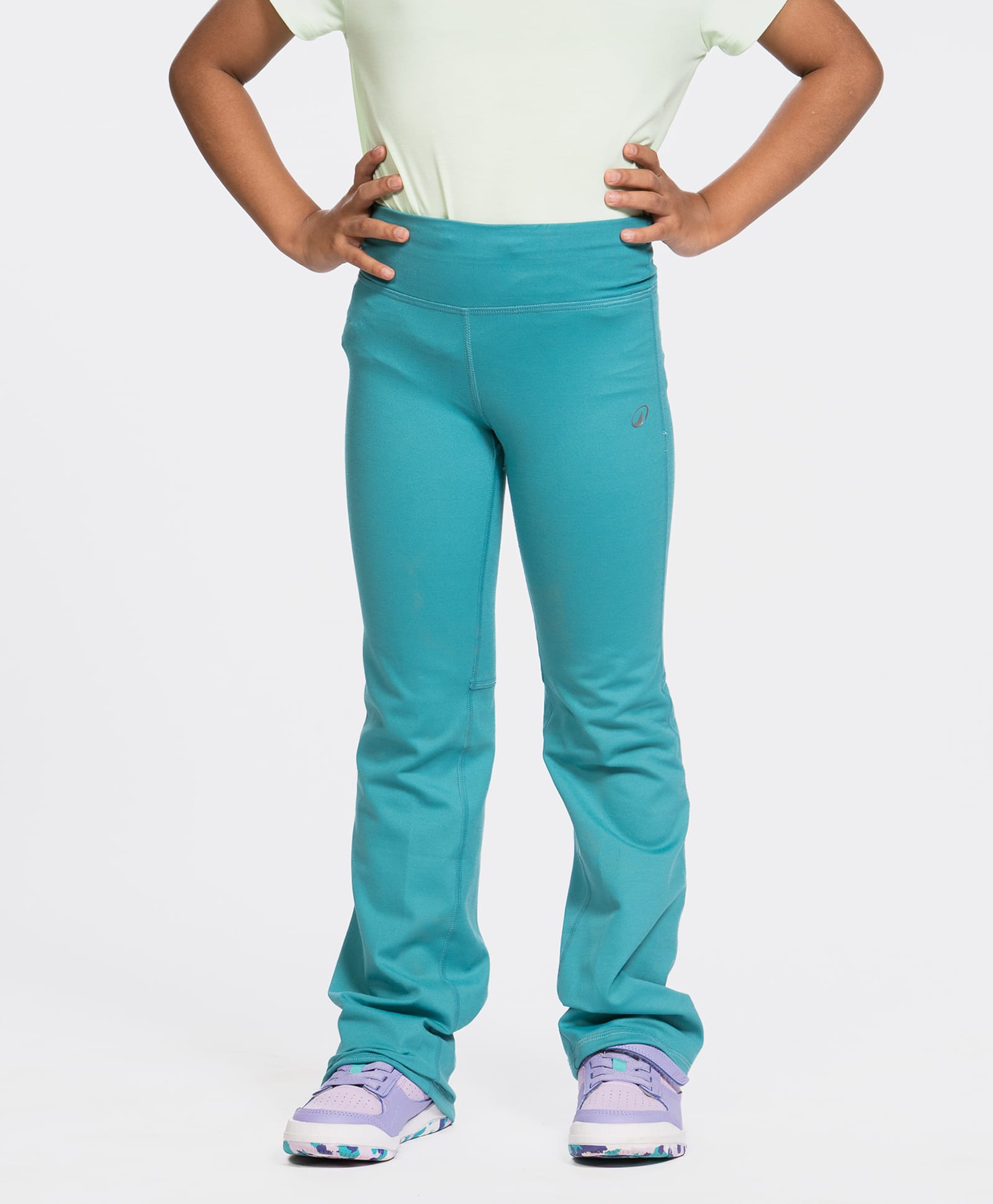 DECATHLON Knit Brand Logo Printed Leggings - Blue-picture-18