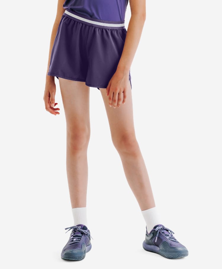 DECATHLON Artengo TSH503 Knit Brand Logo Printed Shorts - Purple-picture-25