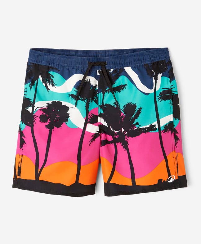 DECATHLON Tropical Theme Printed Swimming Trunks - Multi Colour-image-18