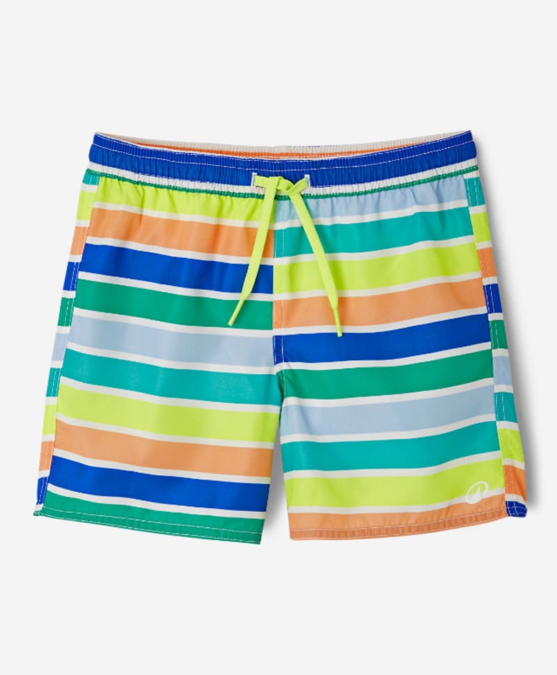 DECATHLON 100 Striped Swimming Trunks - Multicolor-picture-15