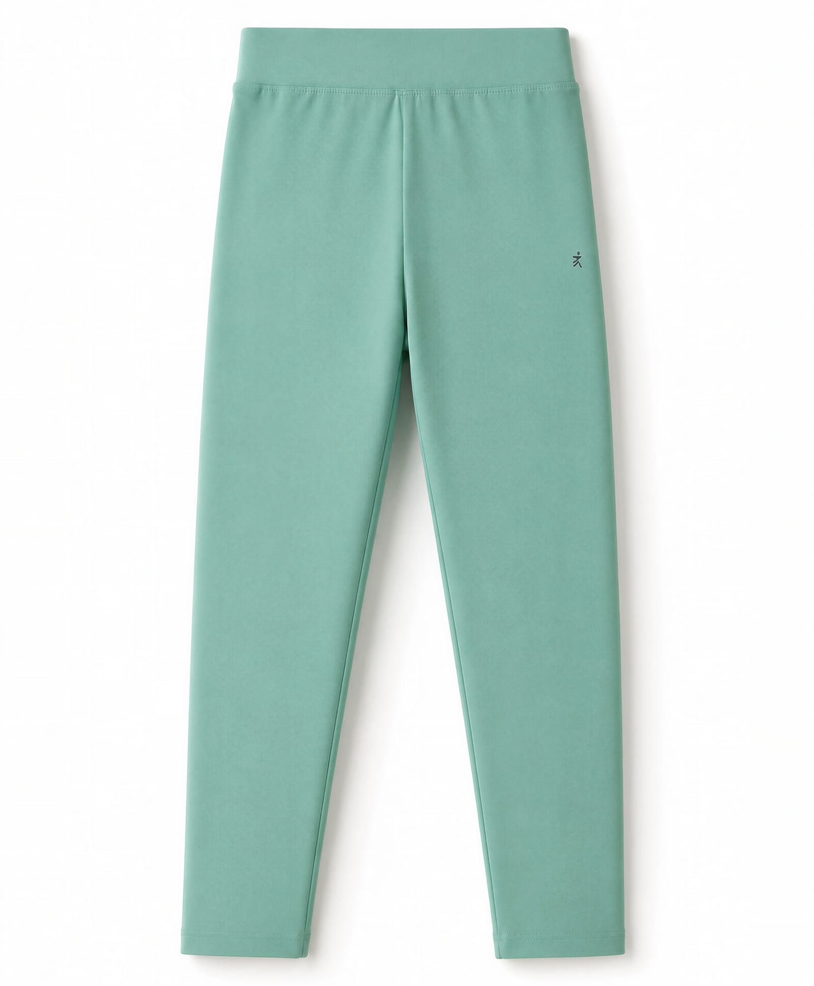 Doreme Sinker Knit Full Length Hearts Printed Leggings - Sea Green-picture-14