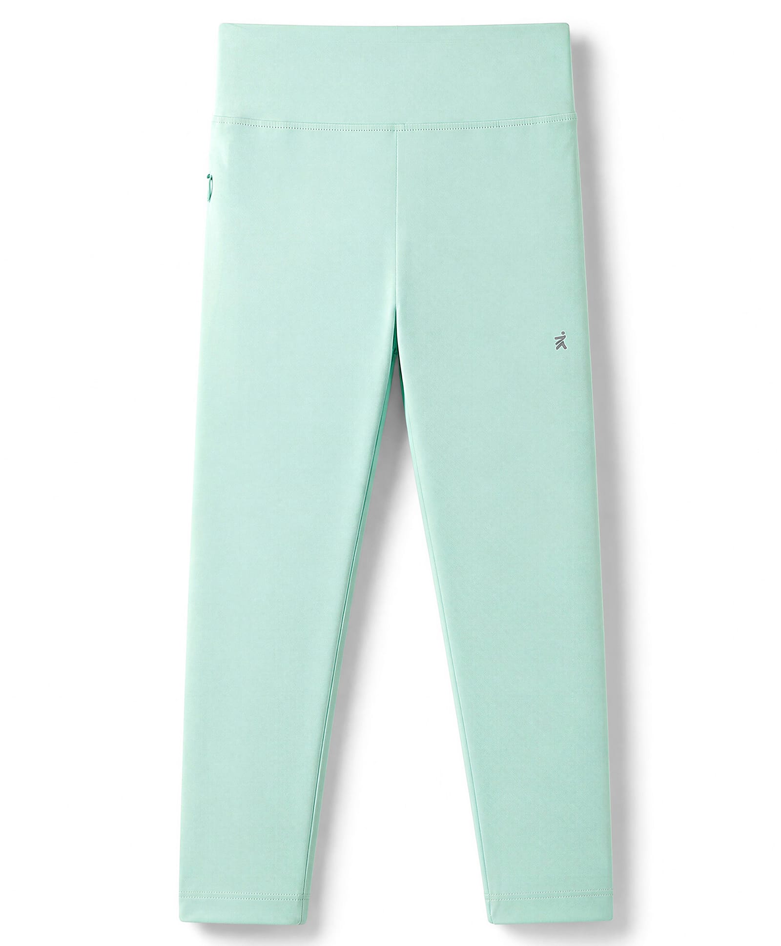 Doreme Sinker Knit Full Length Solid Leggings - Sea Green-picture-18