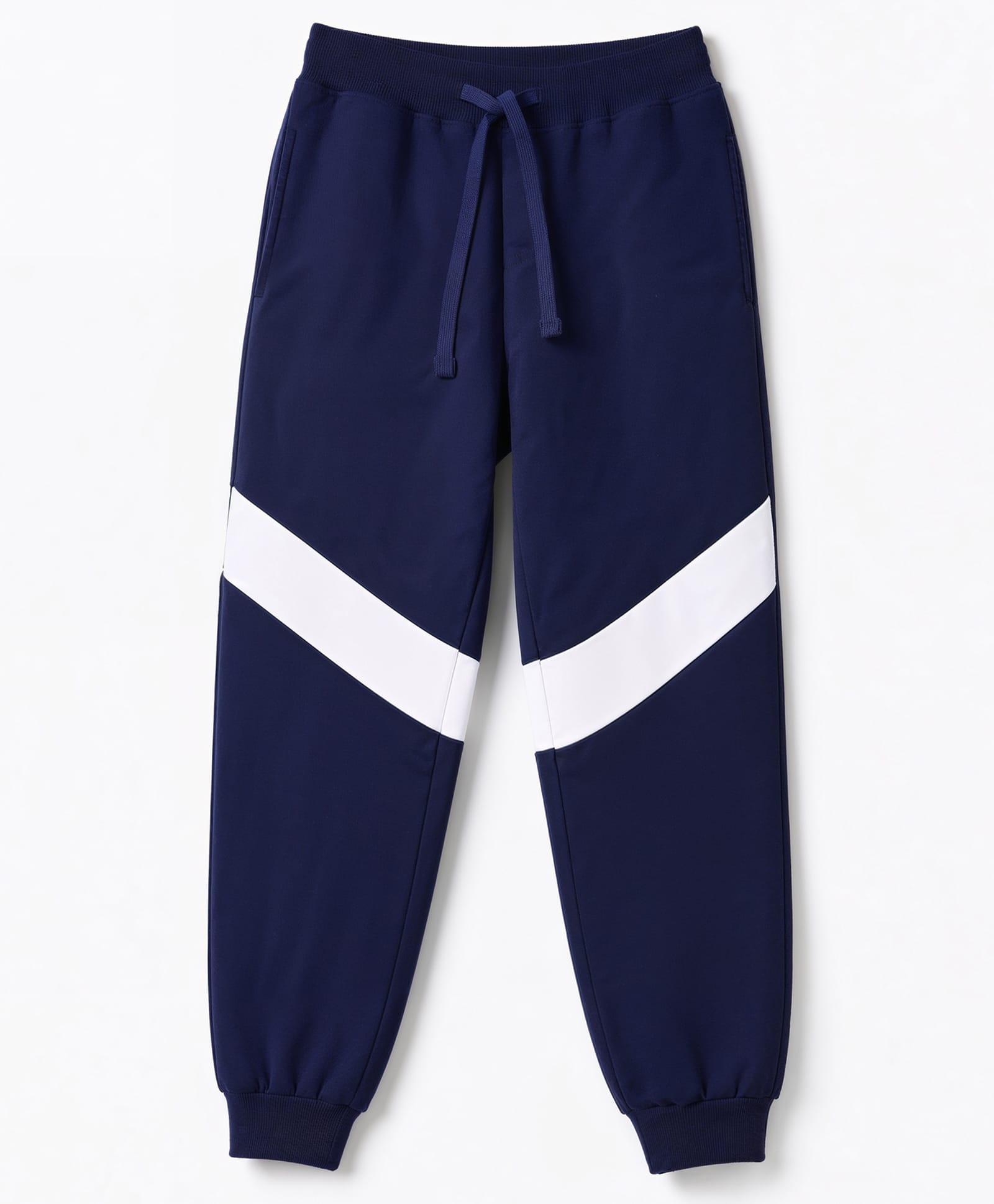 Pine Kids Knit Full Length Striped Printed Lounge & Track Pant - Blue-picture-13