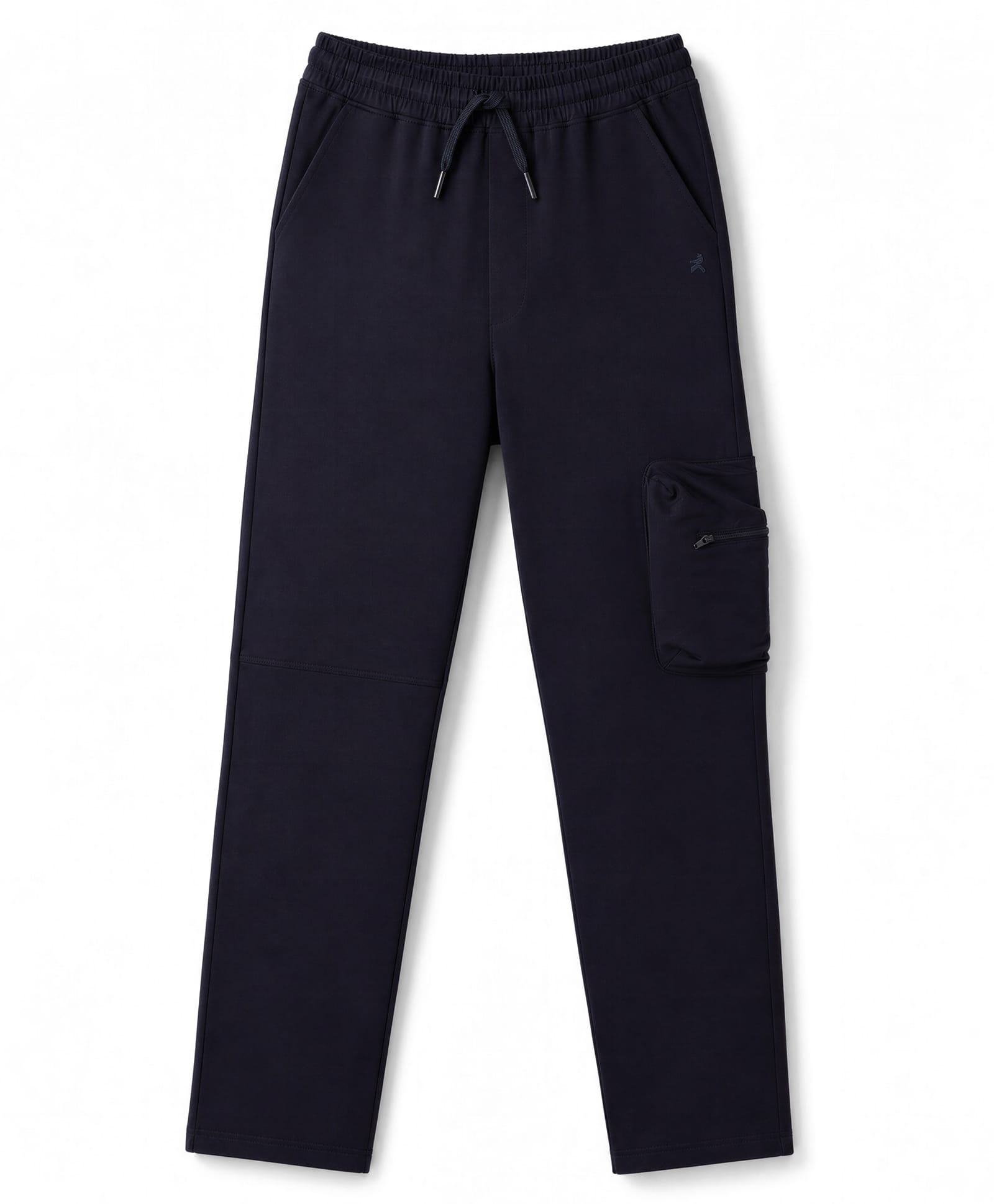 Doreme Sinker Knit Full Length Solid Lounge Pant - Navy Blue-picture-13