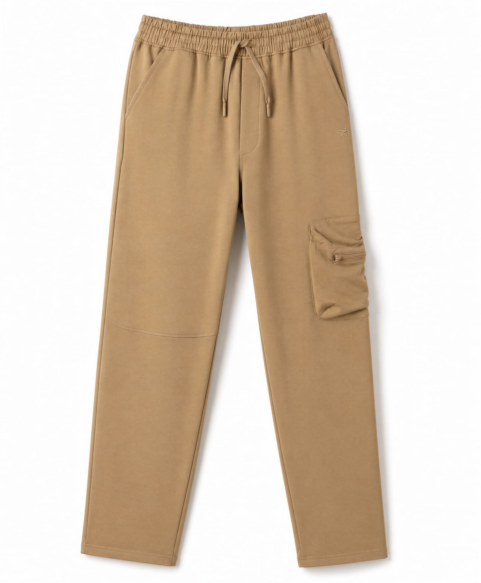 Doreme Sinker Knit Full Length Solid Lounge Pant - Brown-picture-10