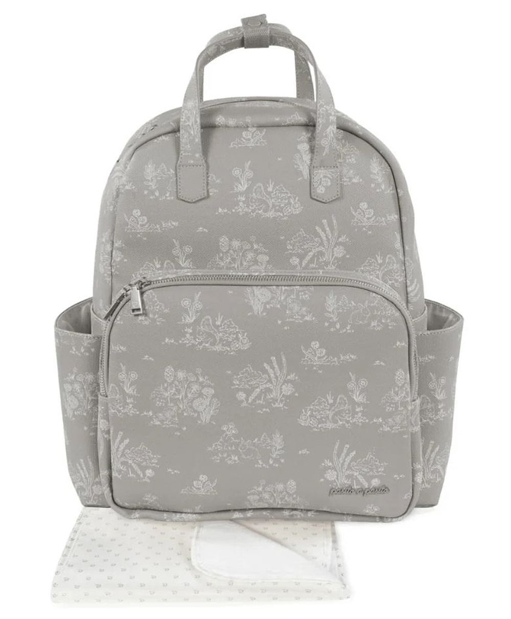 Pasito a Pasito Rucksack Toile De Jouy Forest - Grey-picture-18