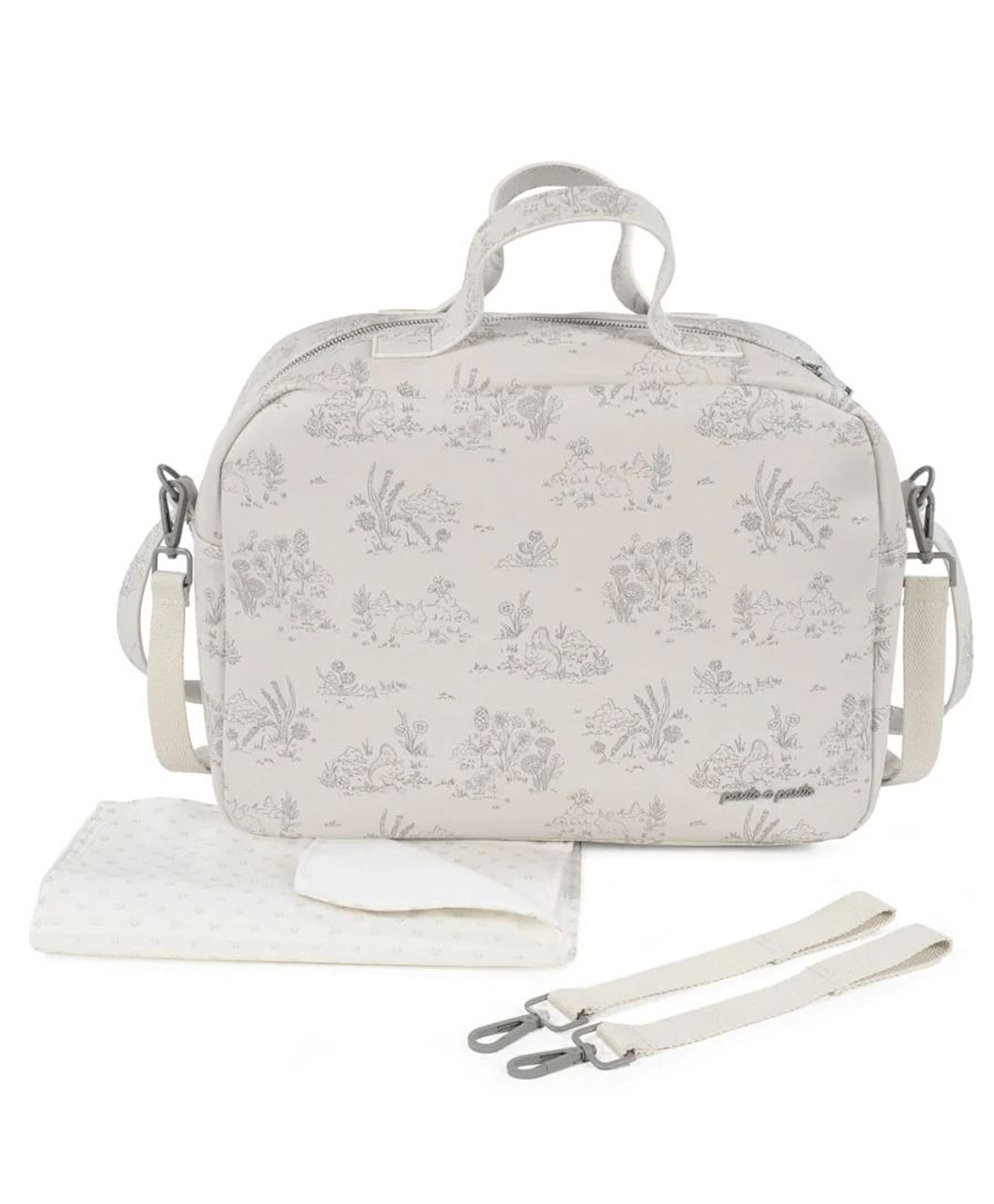Pasito a Pasito Changing Bag Toile De Jouy Cream - Beige-picture-15