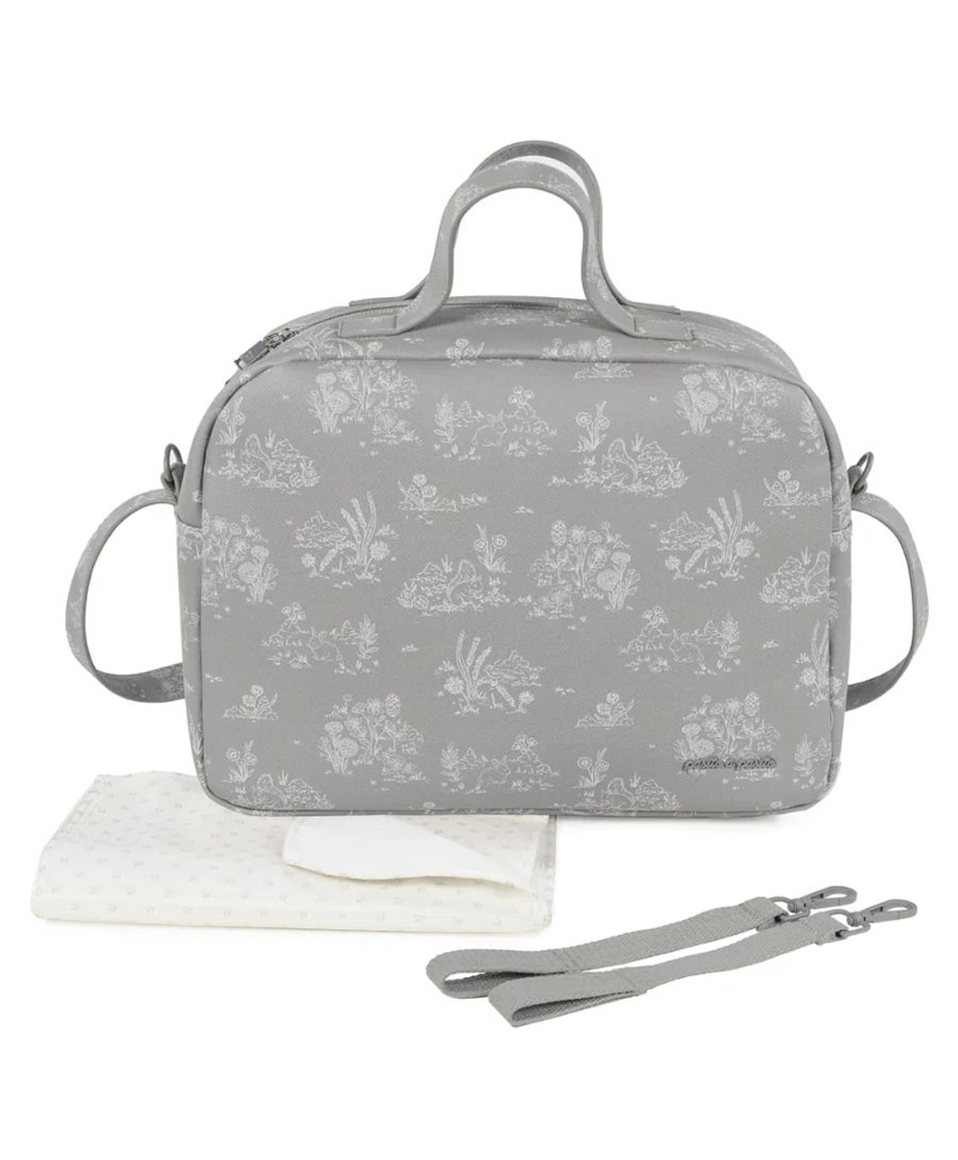 Pasito a Pasito Changing Bag Toile De Jouy Forest - Grey-picture-19