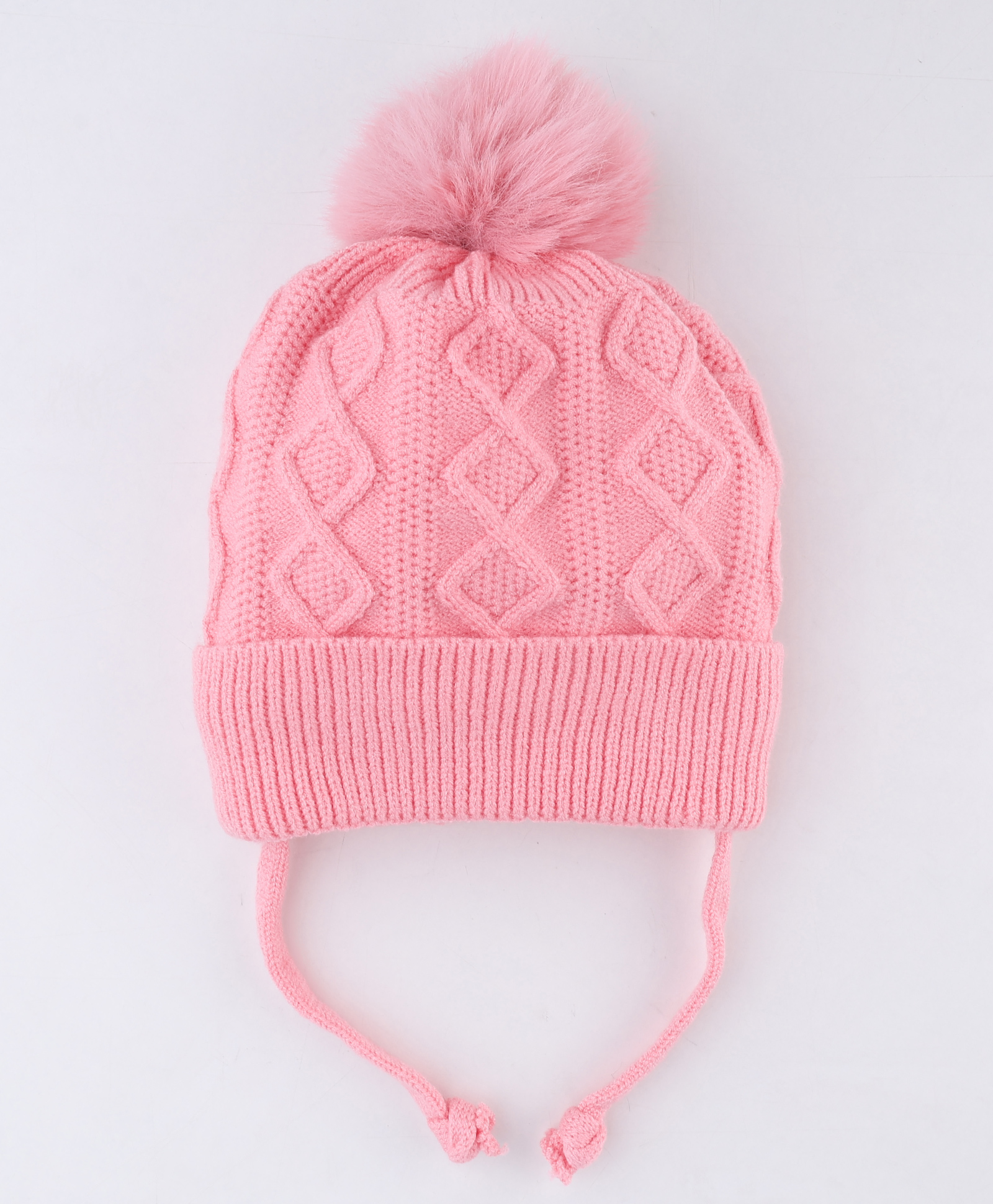 Babyhug Knit Woollen Cap with Animal Face Design & Pom Pom Blue - 10 cm-picture-16
