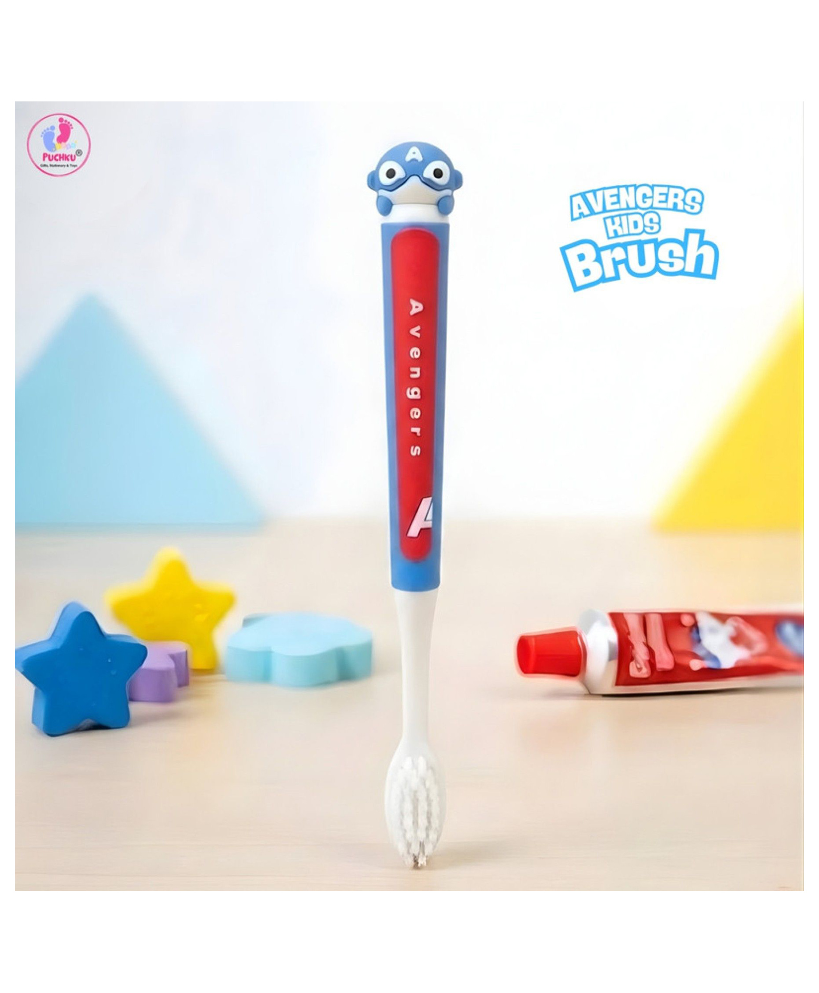 Puchku Baby Toothbrush Supersoft Bristles Toothbrush for Kids , Babies , Toddlers- Blue-picture-25