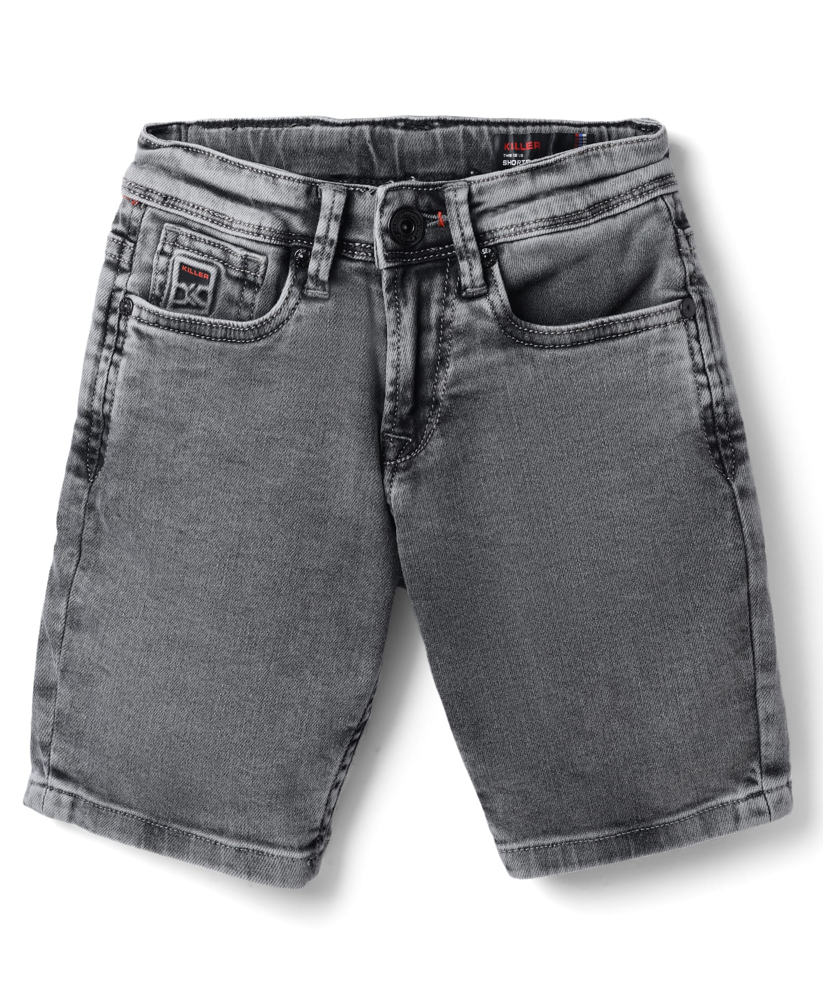 Junior Killer Woven Solid Shorts - Grey-picture-16