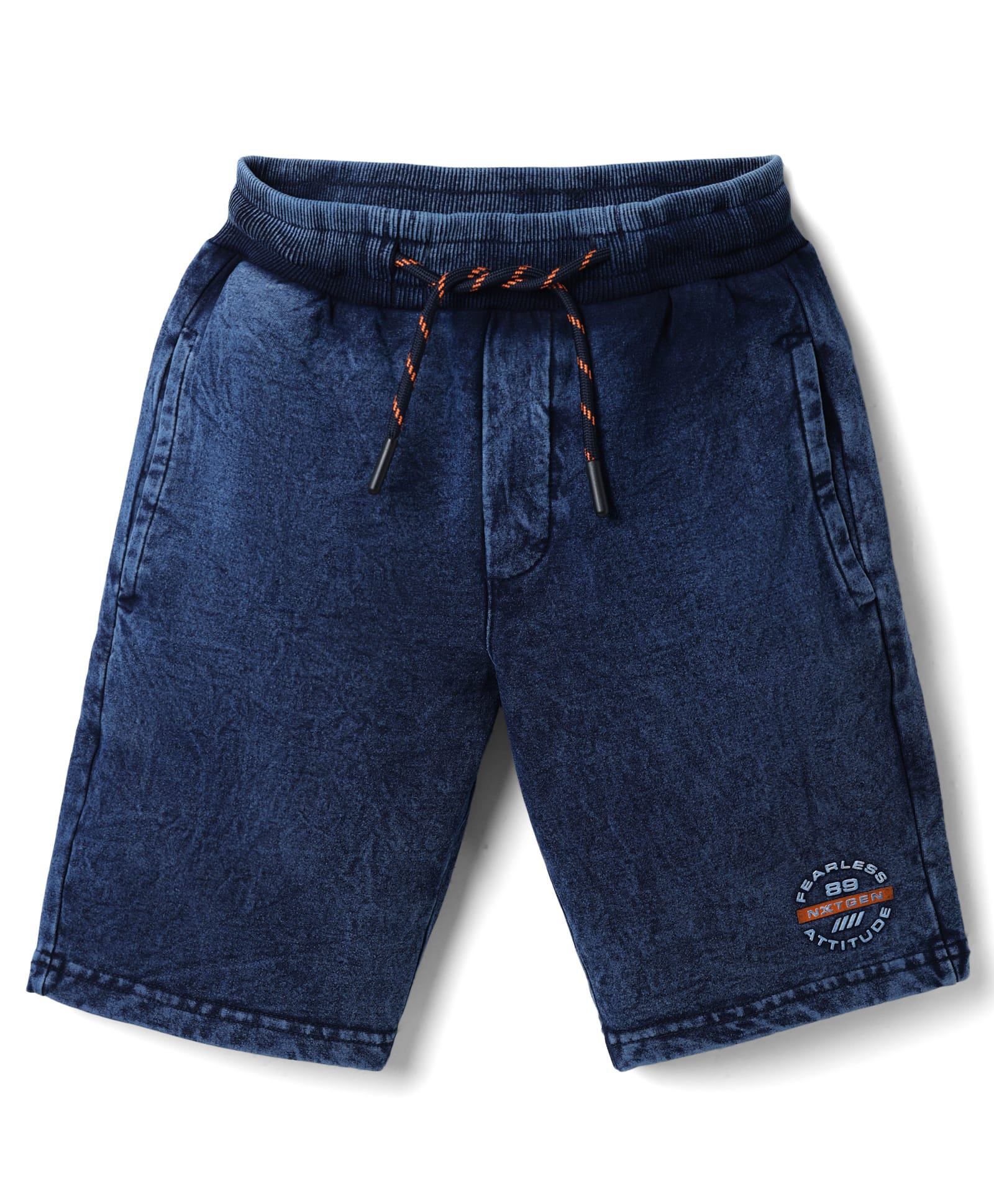 Junior Killer Cotton Woven Solid Shorts - Blue-picture-23