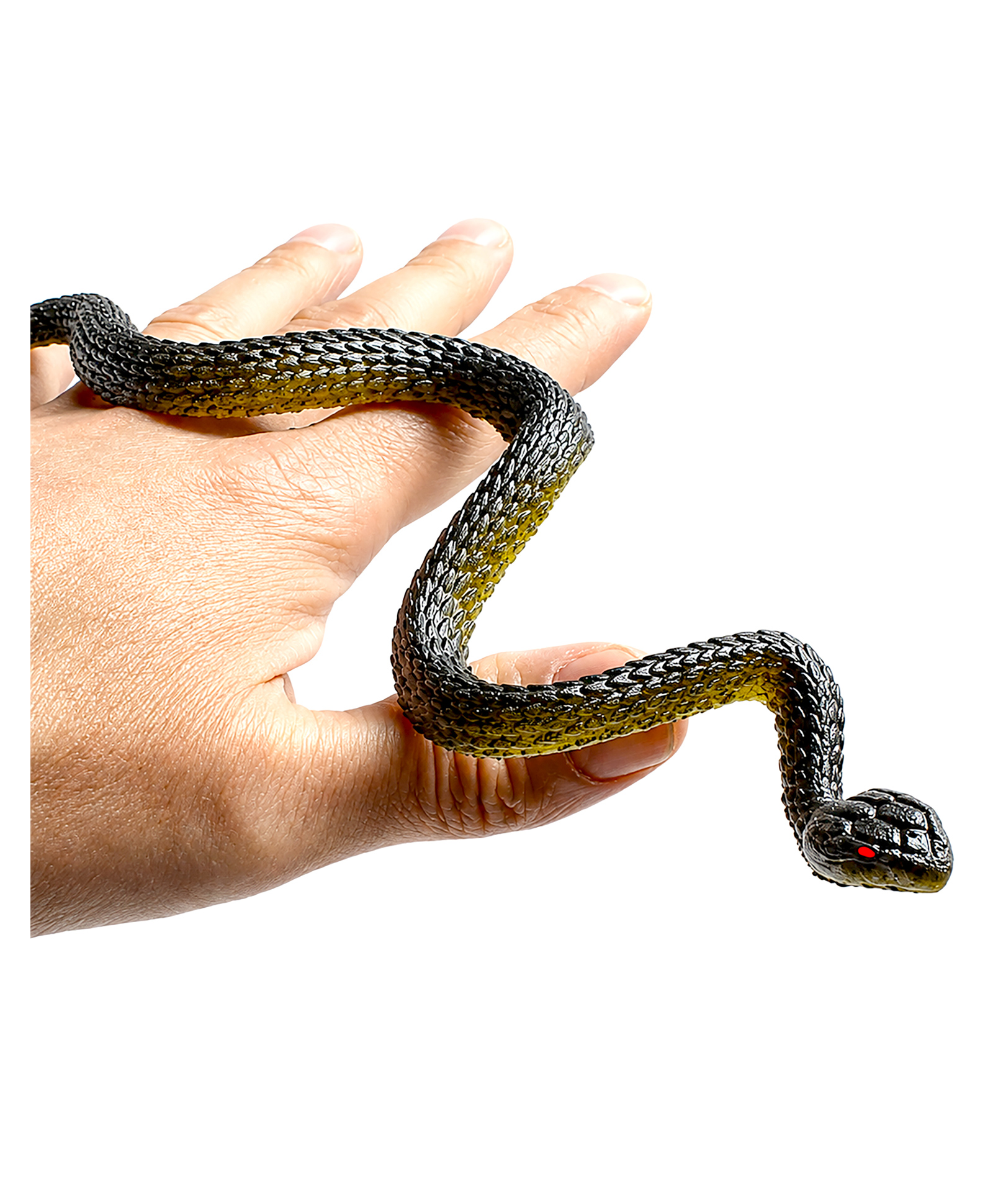 VGRASSP Multicolored Rubber Snakes Perfect Prank Toy for Kids and Adults - Realistic Look Fake Wild Snake (28 Inch Long) - Color and Design As Per Stock - Pack of 1-image-40