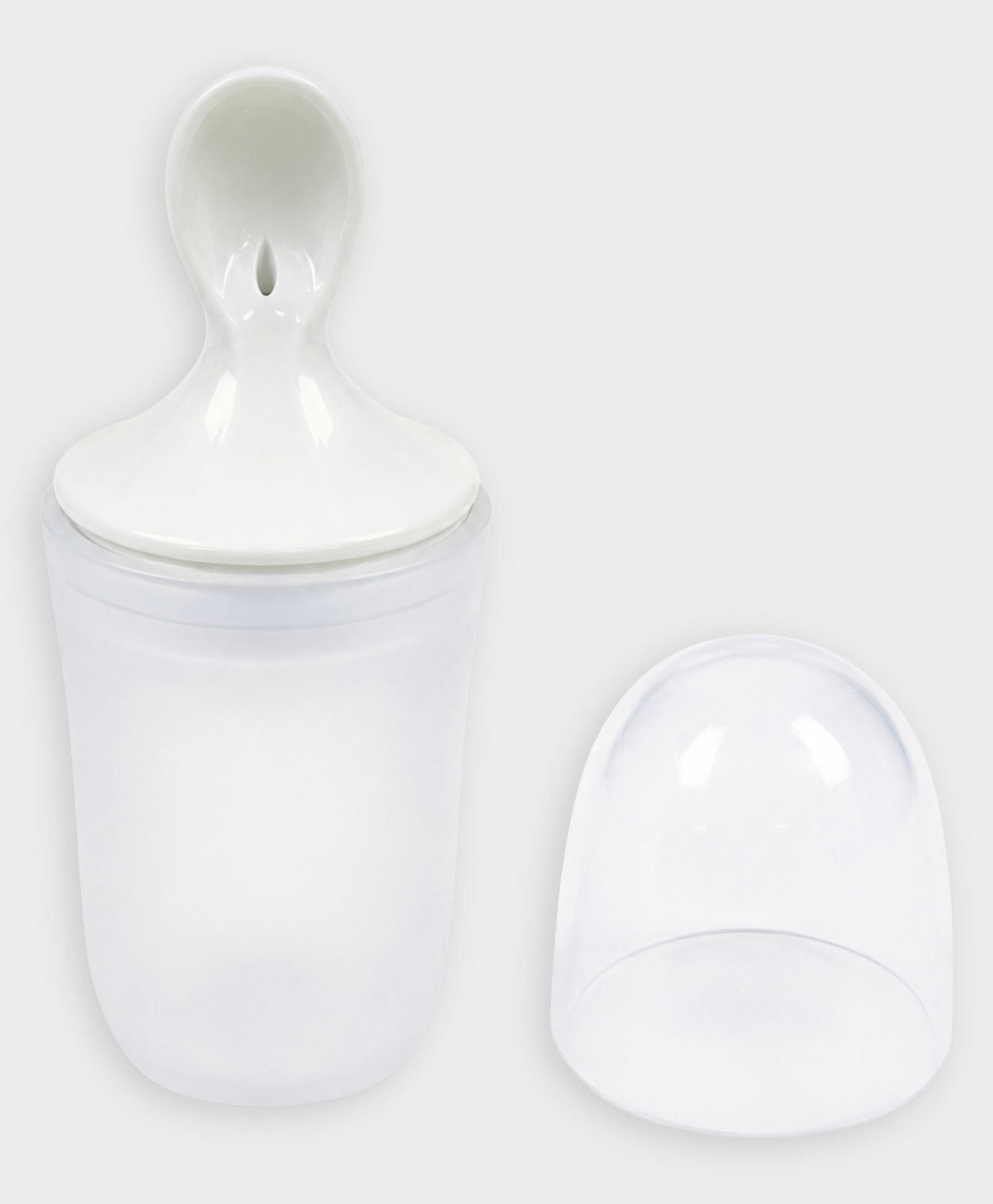 Mi Arcus Baby Silicone Soft Squeeze Food Feeder Spoon Bottle with Protective Cap- White-picture-34