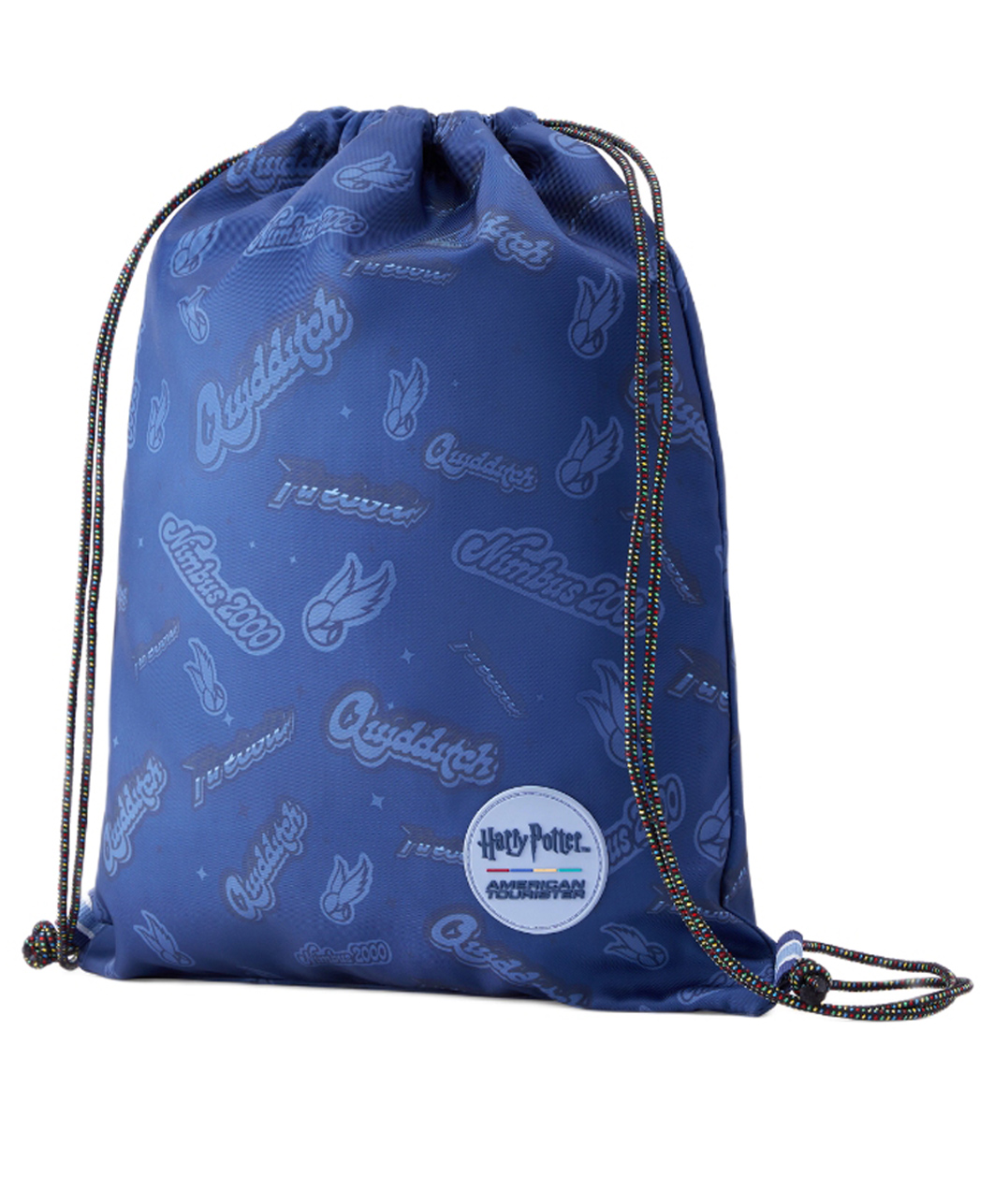 American Tourister 17 Inches Harry Potter 10L Quidditch Drawstring Bag Dark Denim - Blue-image-2