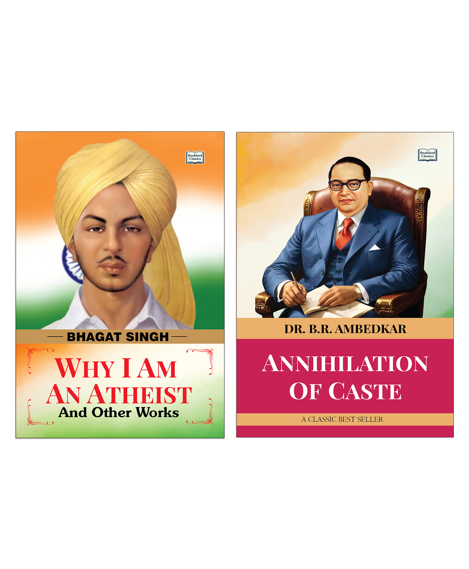 bookford publications Why I Am an Atheist and Other Works and Annihilation of Caste | Bhagat Singh and Dr. B. R. Ambedkar Book Combo | Social Reform Equality and Political Thought Paperback Set-picture-24