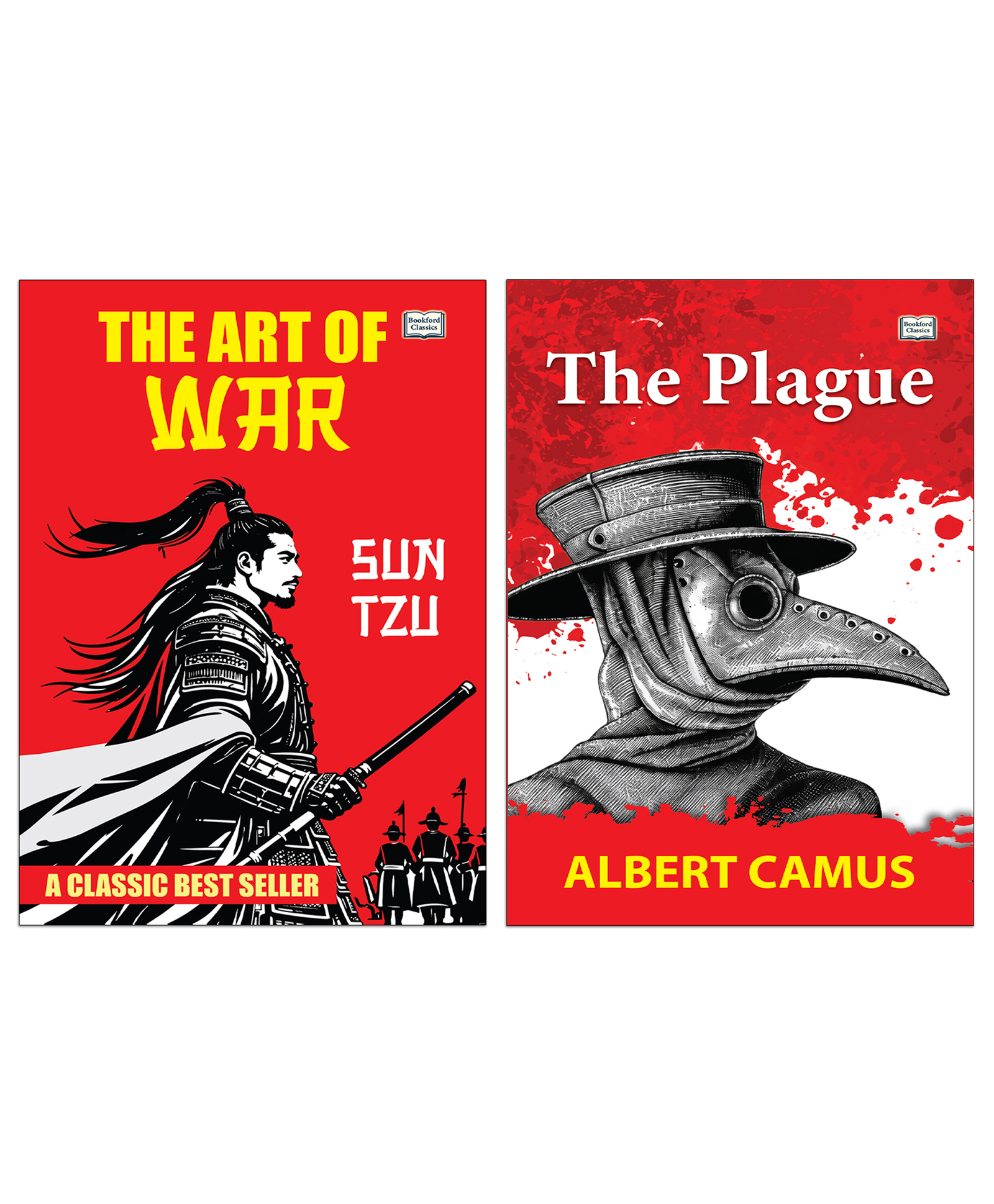 The Art of War by Sun Tzu and The Plague | Strategy and Classic Fiction Book Combo | Leadership Philosophy Human Nature and Existential Literature Paperback Set-image-22