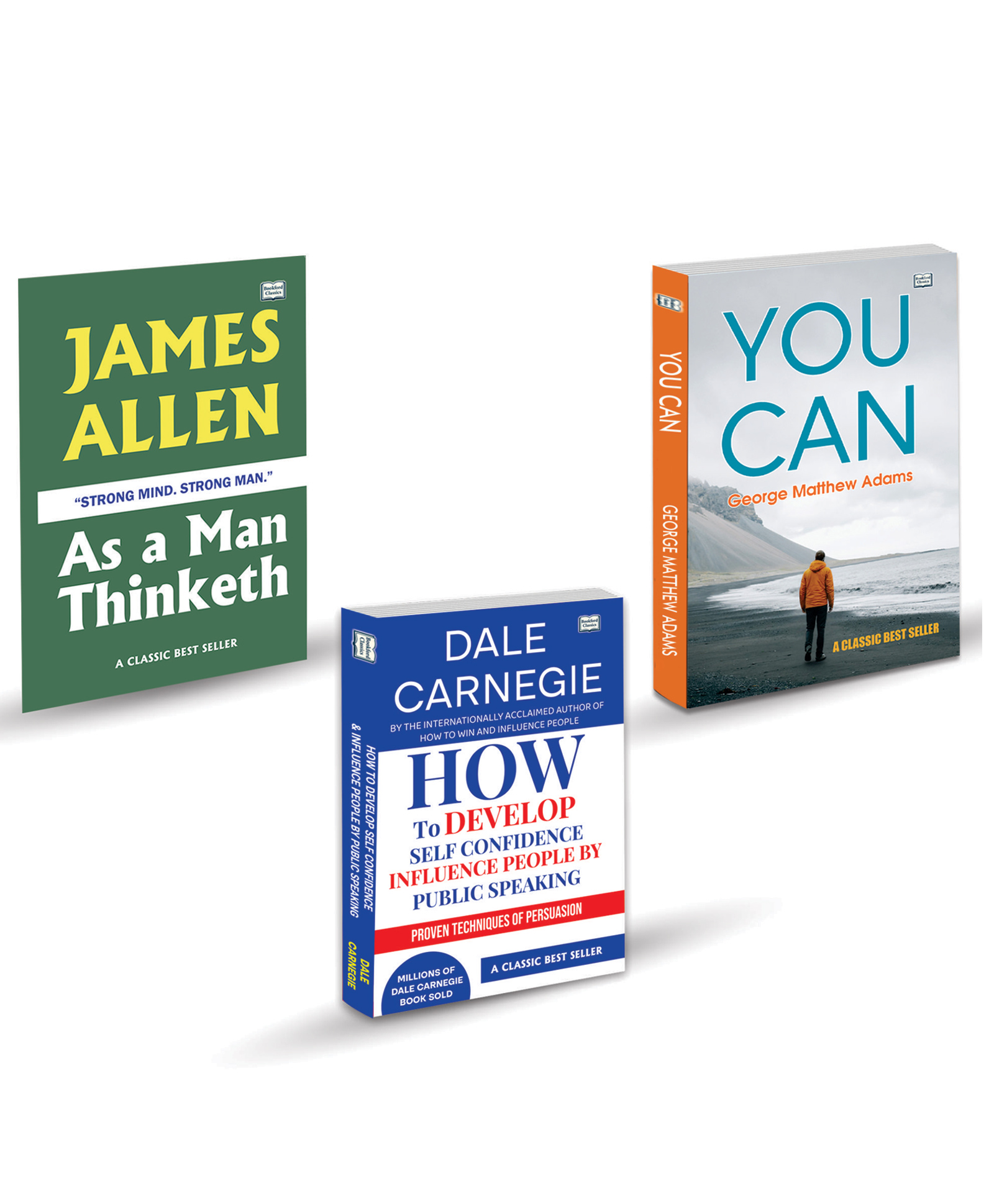 bookford publications How to Develop Self Confidence and Influence People, As a Man Thinketh and You Can | Self Help and Motivation Book Combo | Confidence Success Mindset and Personal Growth Paperback Set-picture-13