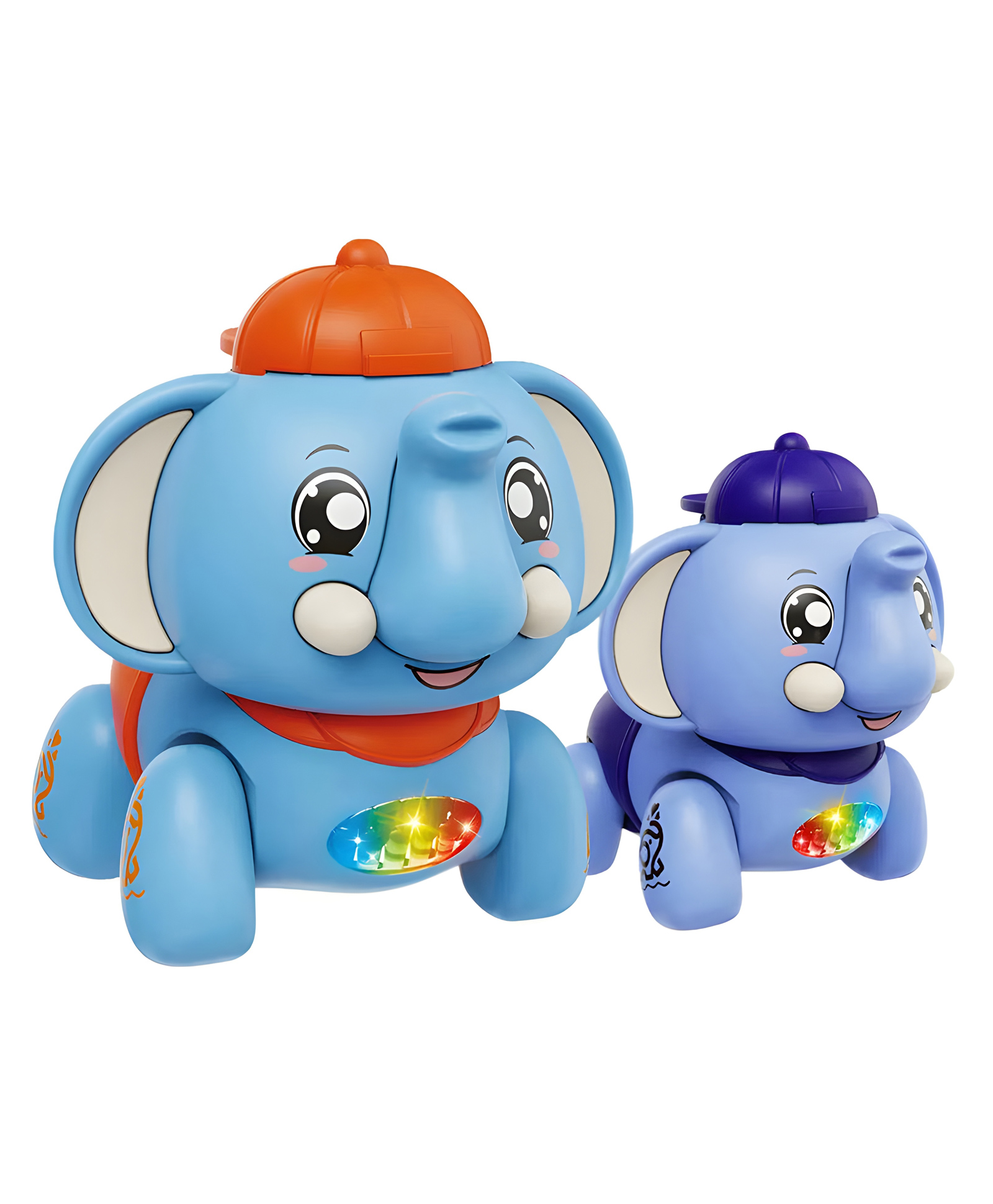 YAMAMA Musical Cute Elephant Toys for Kids, Electric Elephant Toy With Lights and Music, Concert Walk Will Call Puzzle Rope Toy, Interactive Cartoon Elephant Toy - Color May Vary-image-48