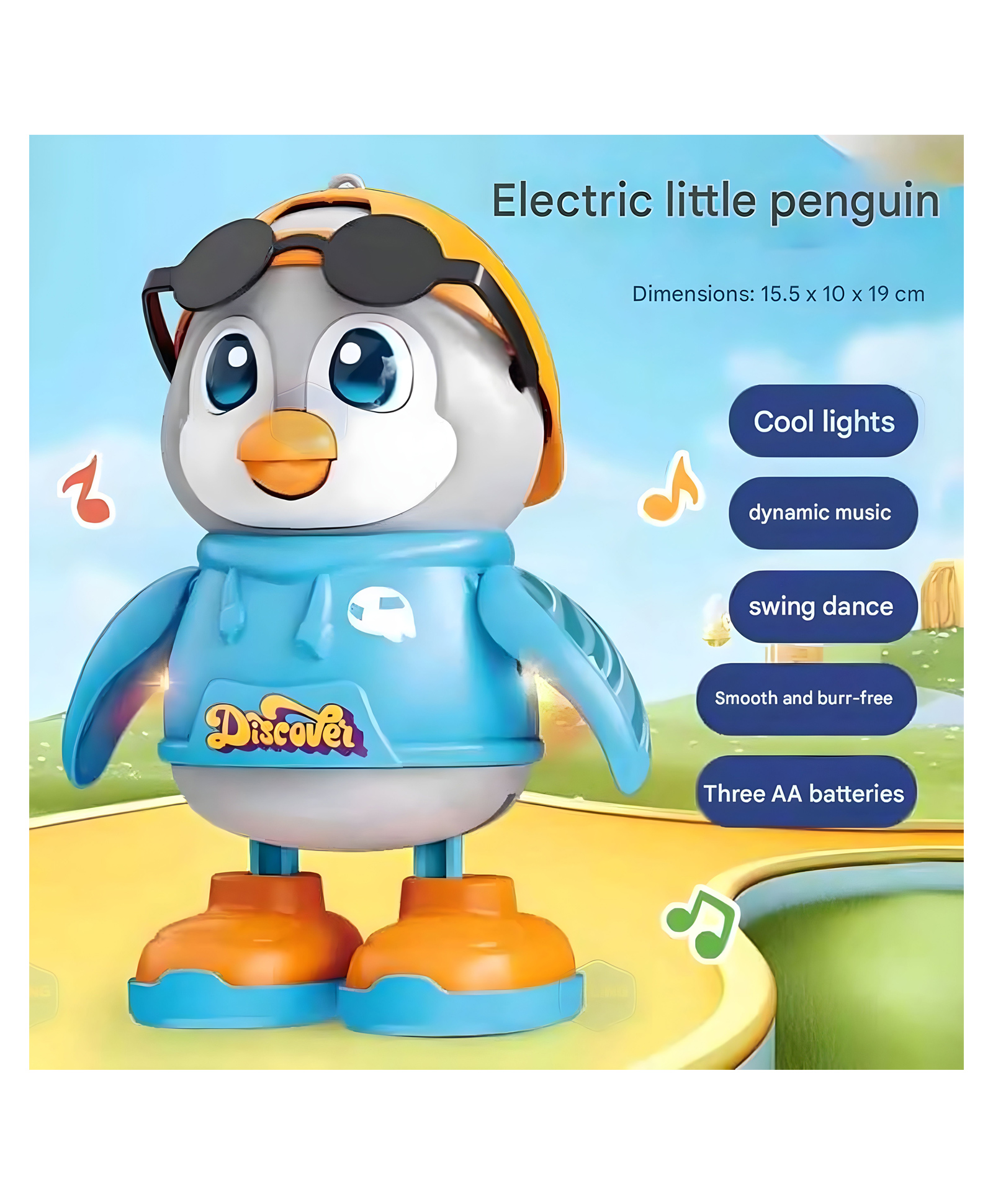 YAMAMA Musical Dancing Penguin Toys for Kids, Crawling Penguin Toy with Music & Lights, Interactive Fun Musical Kids Toys - Color May Vary-image-41