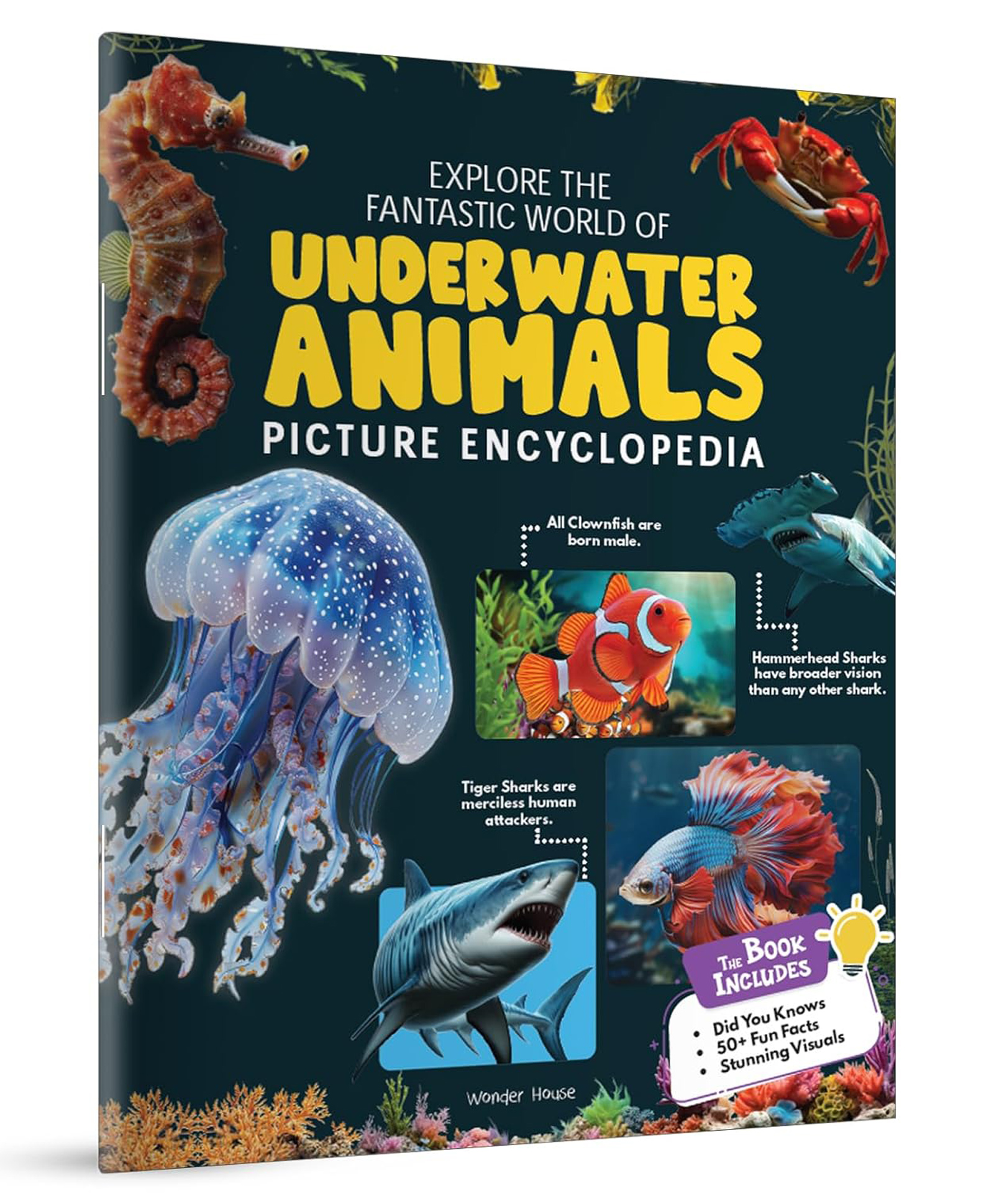 wonder house books Picture Encyclopaedia-Underwater Animals, Picture Encyclopedia, Pack of-1, English-picture-28