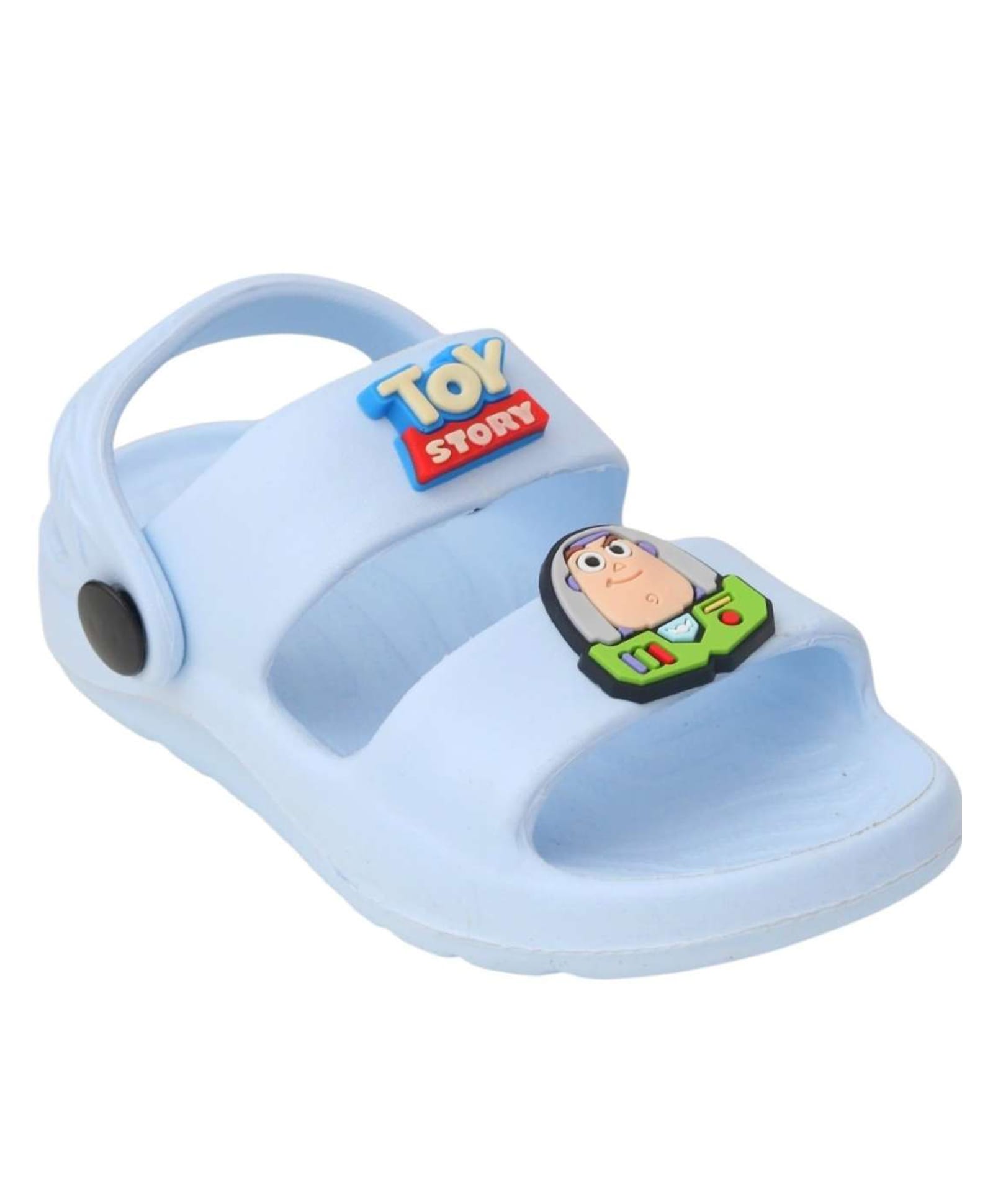 Yellow Bee Disney Toy Story Featuring Buzz Lightyear Applique Detailed Slingback Sandals - Light Blue-picture-13