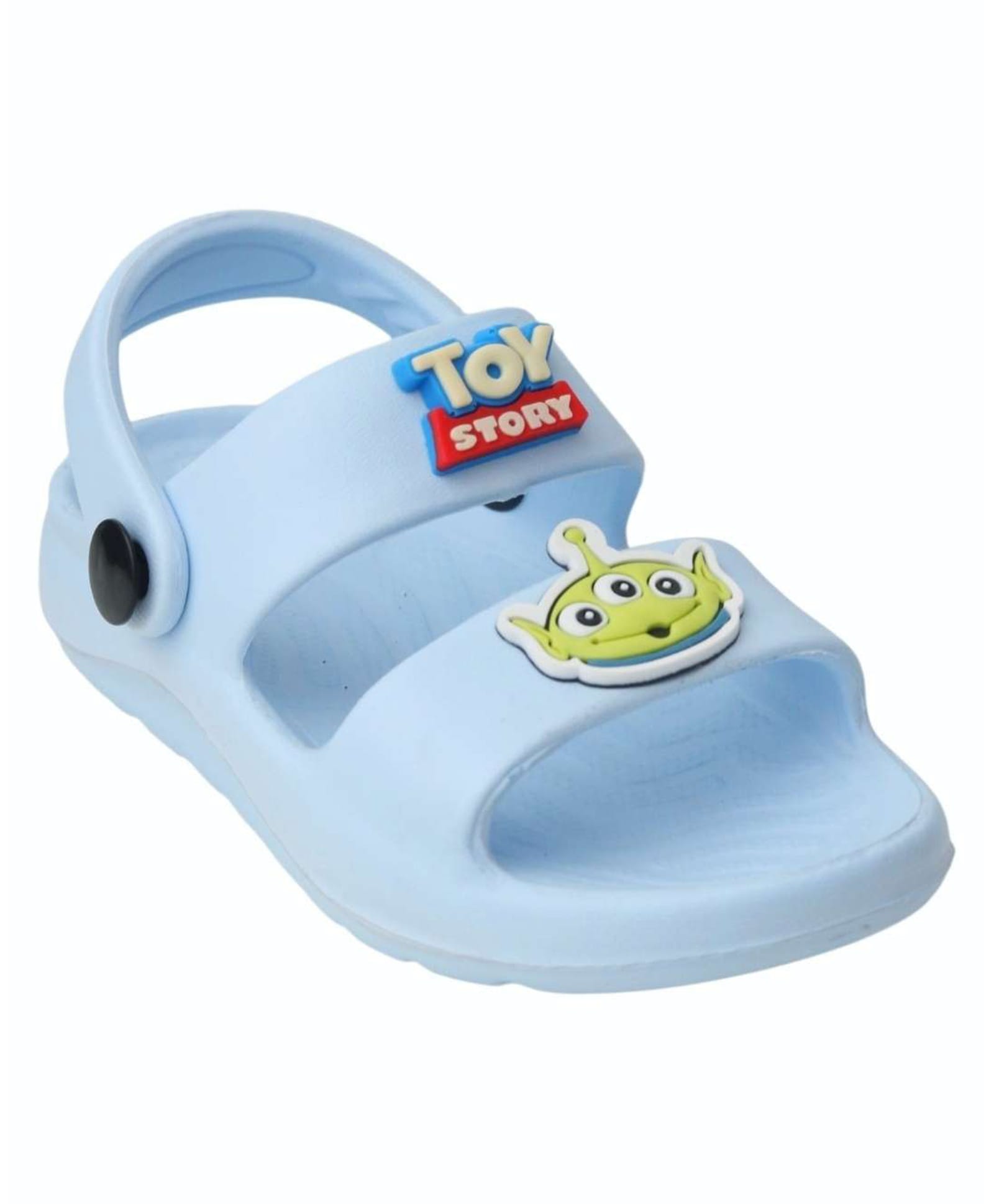 Yellow Bee Disney Toy Story Featuring Alien Applique Detailed Slingback Sandals - Light Blue-image-19