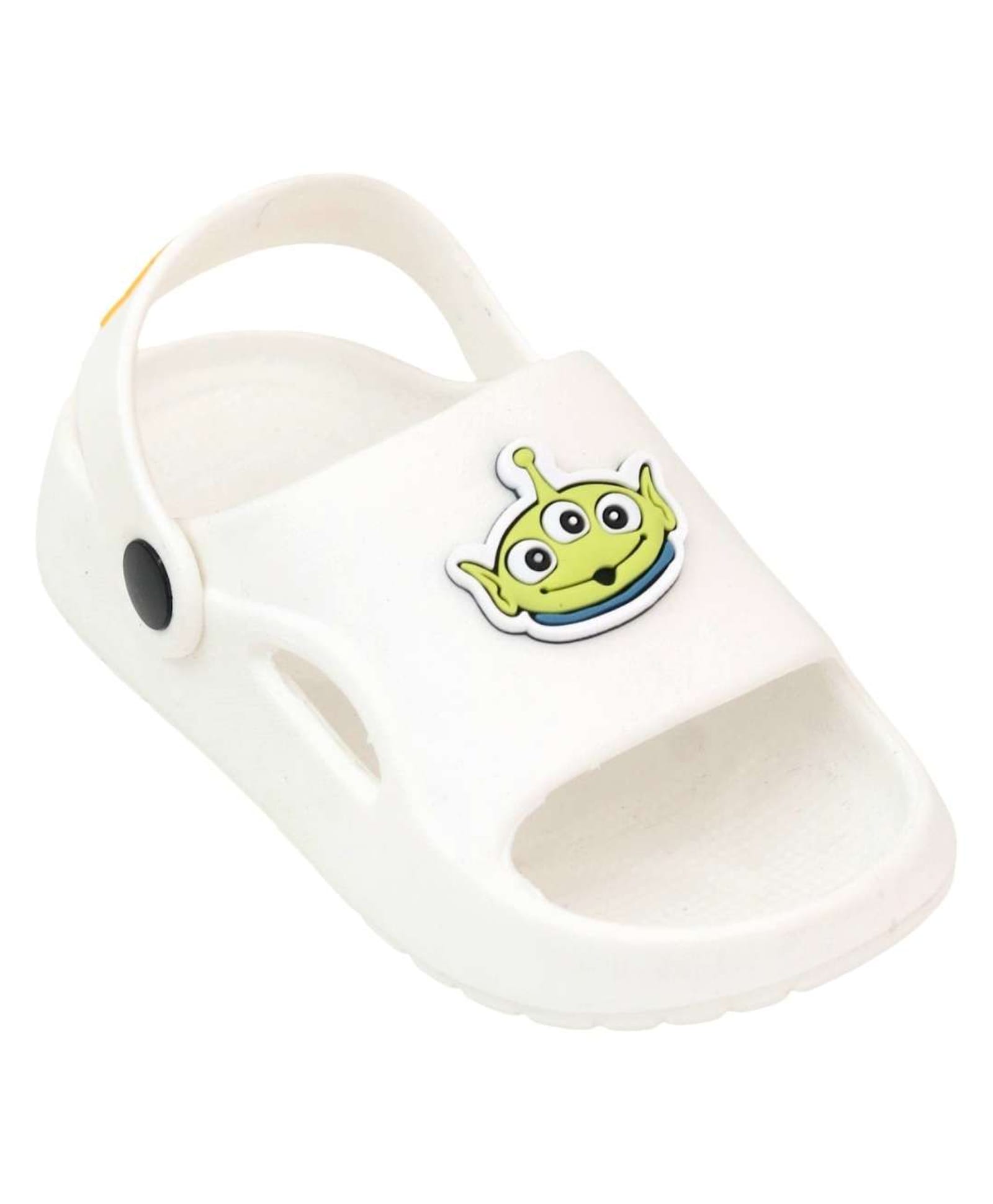 Yellow Bee Disney Toy Story Featuring Alien Applique Detailed Slingback Sandals - White-picture-10