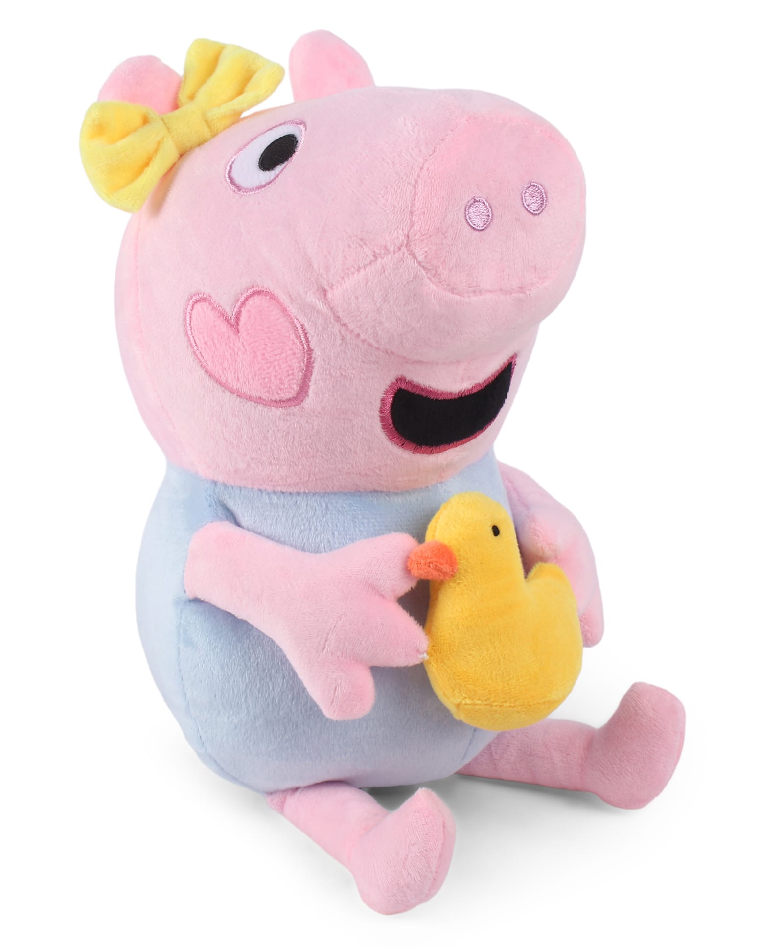 Peppa Pig 25 cm Baby Evie with Duckie Plush Soft Toy - Pink-picture-0