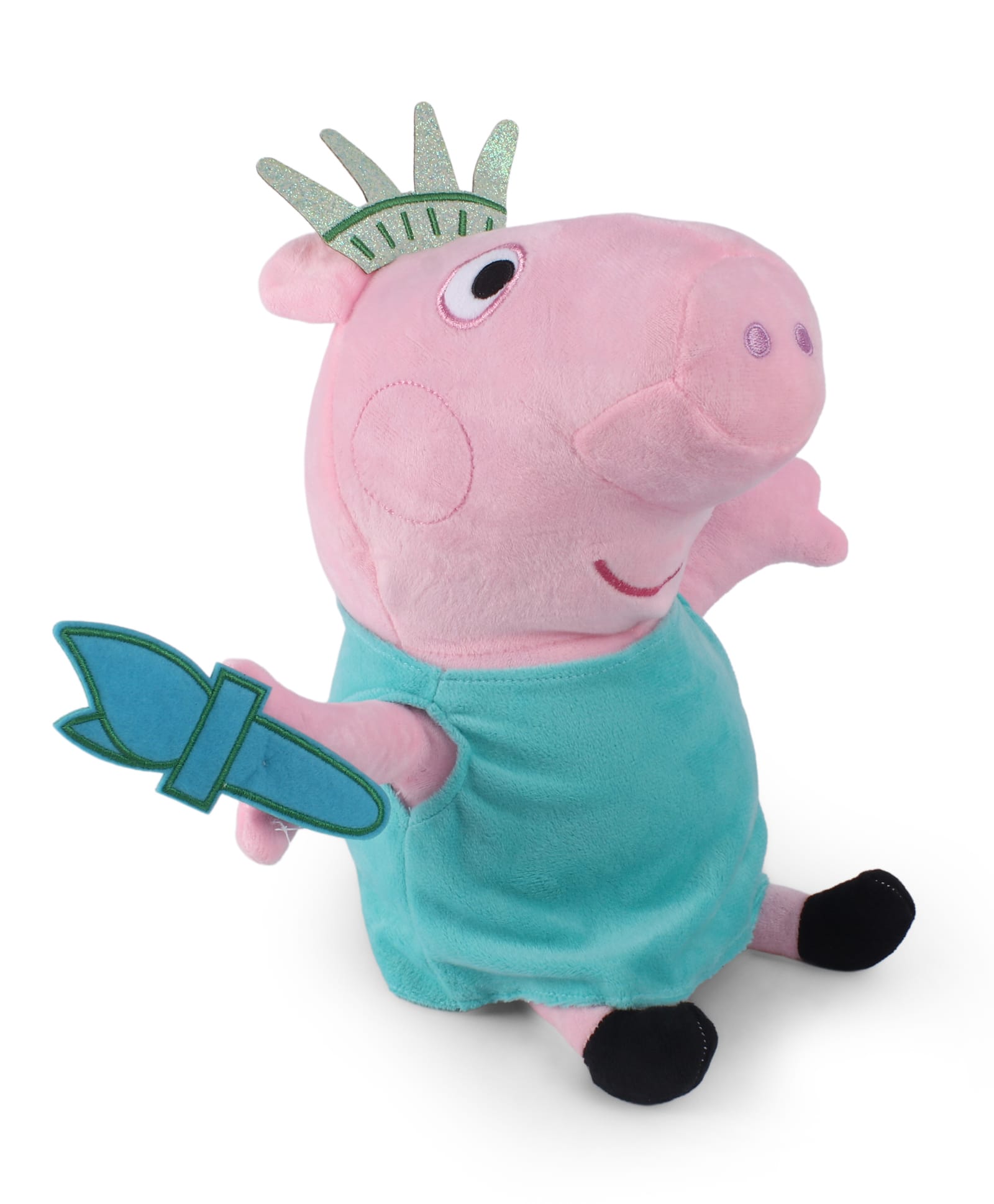 Peppa Pig n Big City 24 cm Plush Soft Toy - Pink&Blue-image-37
