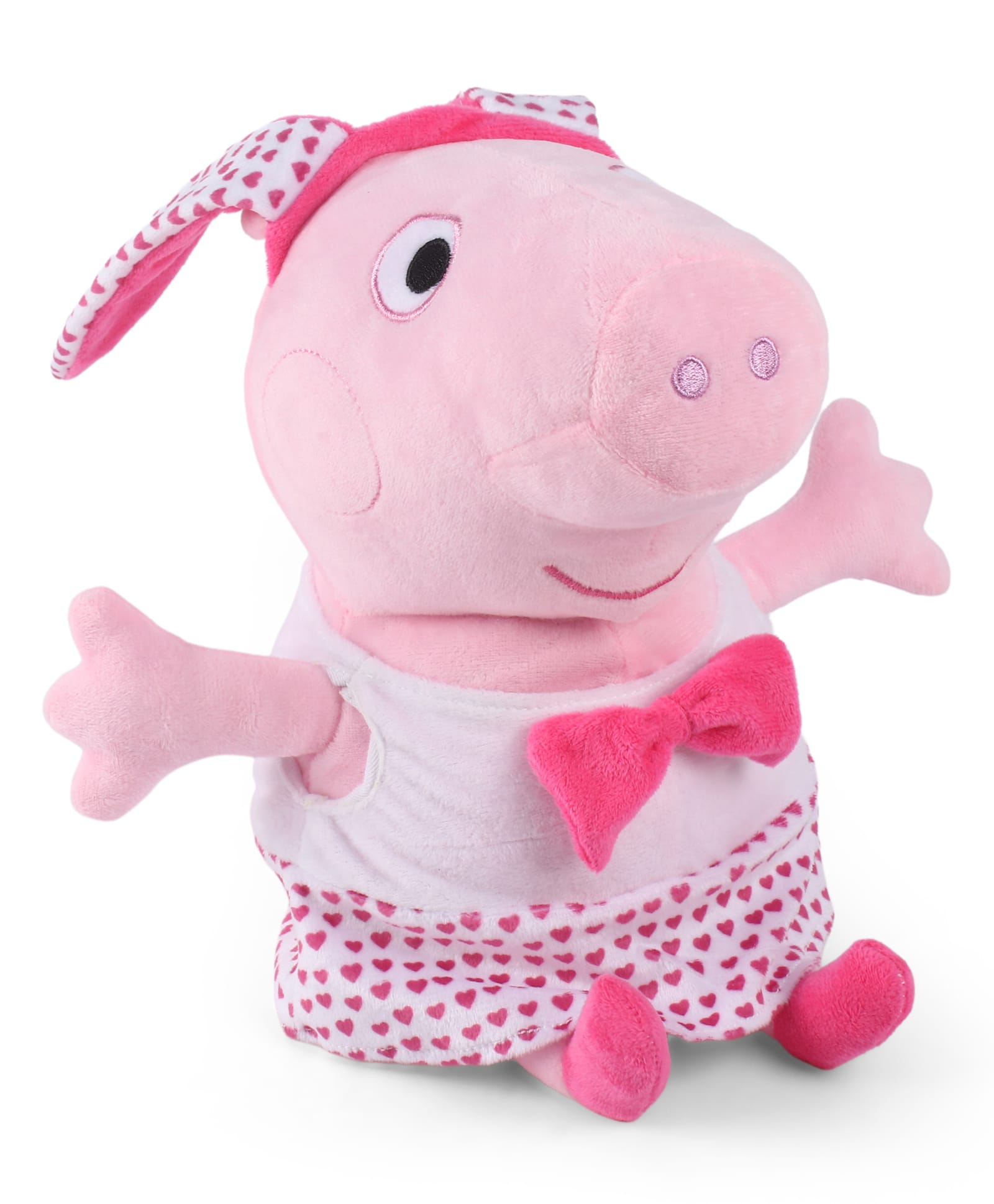 PEPPA PIG 26.5cm Peppa Pig Bunny Love Plush soft toy - Pink-image-0