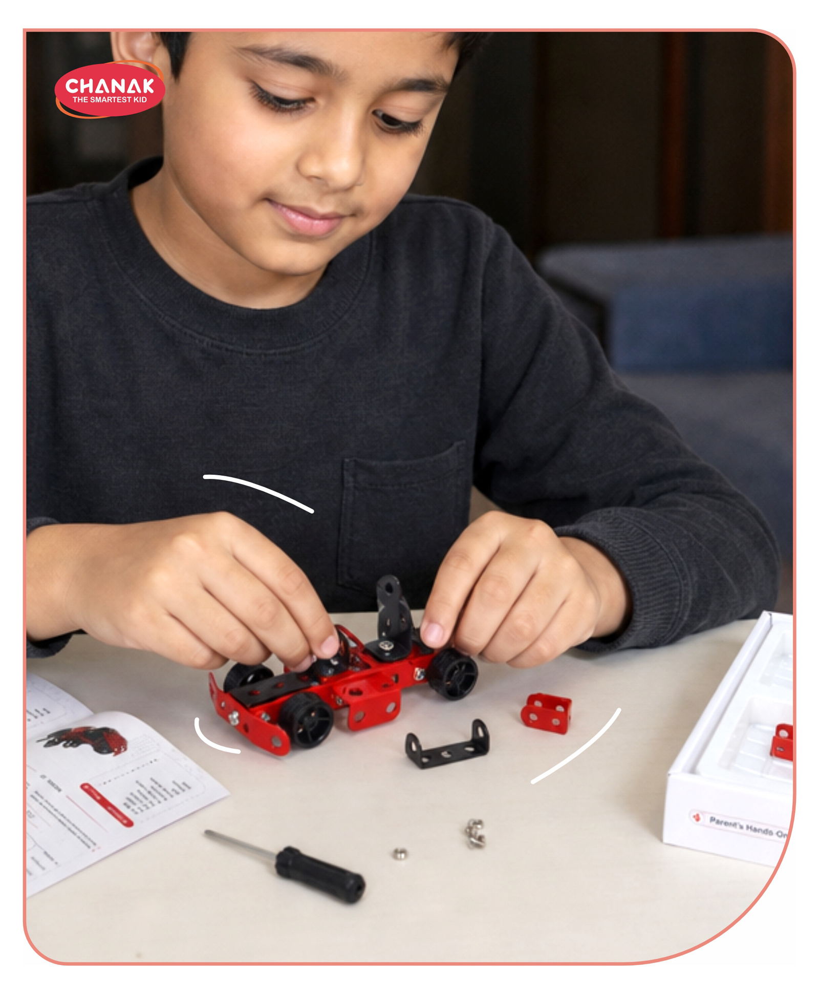Aditi Toys 50 Pcs Mechanical Vehicle Building Kit, STEM Educational Toy Building and Construction Set with Tools, Mechanical Toy for Kids, Model Building Kit Assembly Toys for 8Y+ Kids-image-20