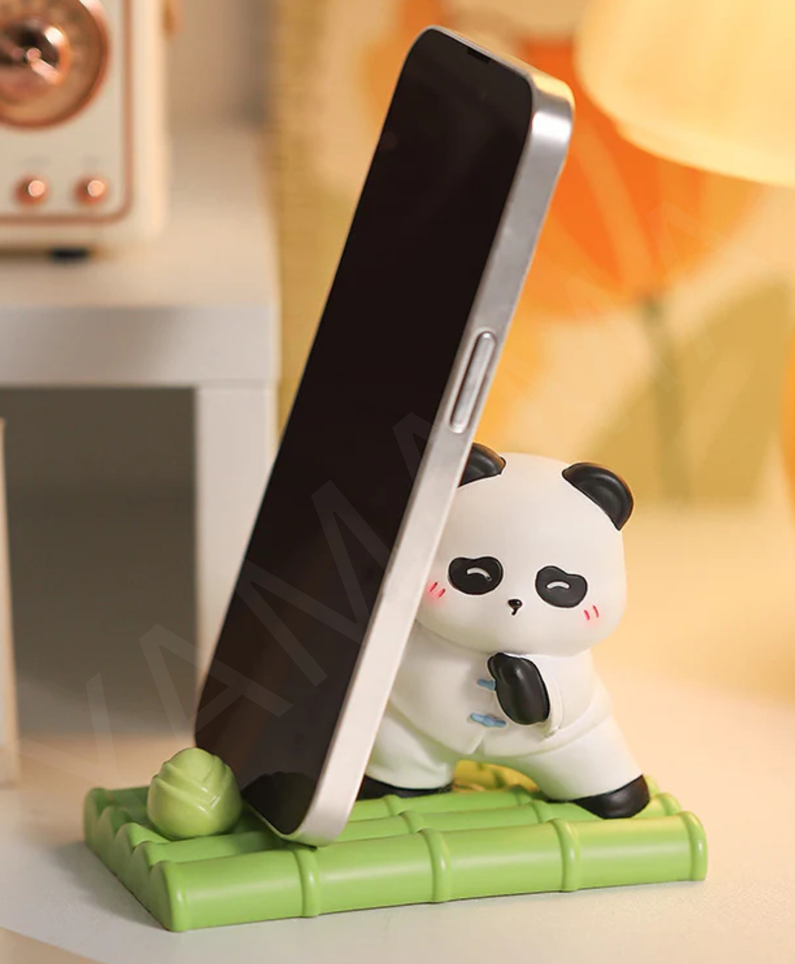 YAMAMA Kung Fu Panda Phone Holder, Cute Panda Phone Stand, Mobile Stand for Desk, Office & Home, Phone Stand for Watching Videos, Reading & Home Décor - Multicolor-picture-19